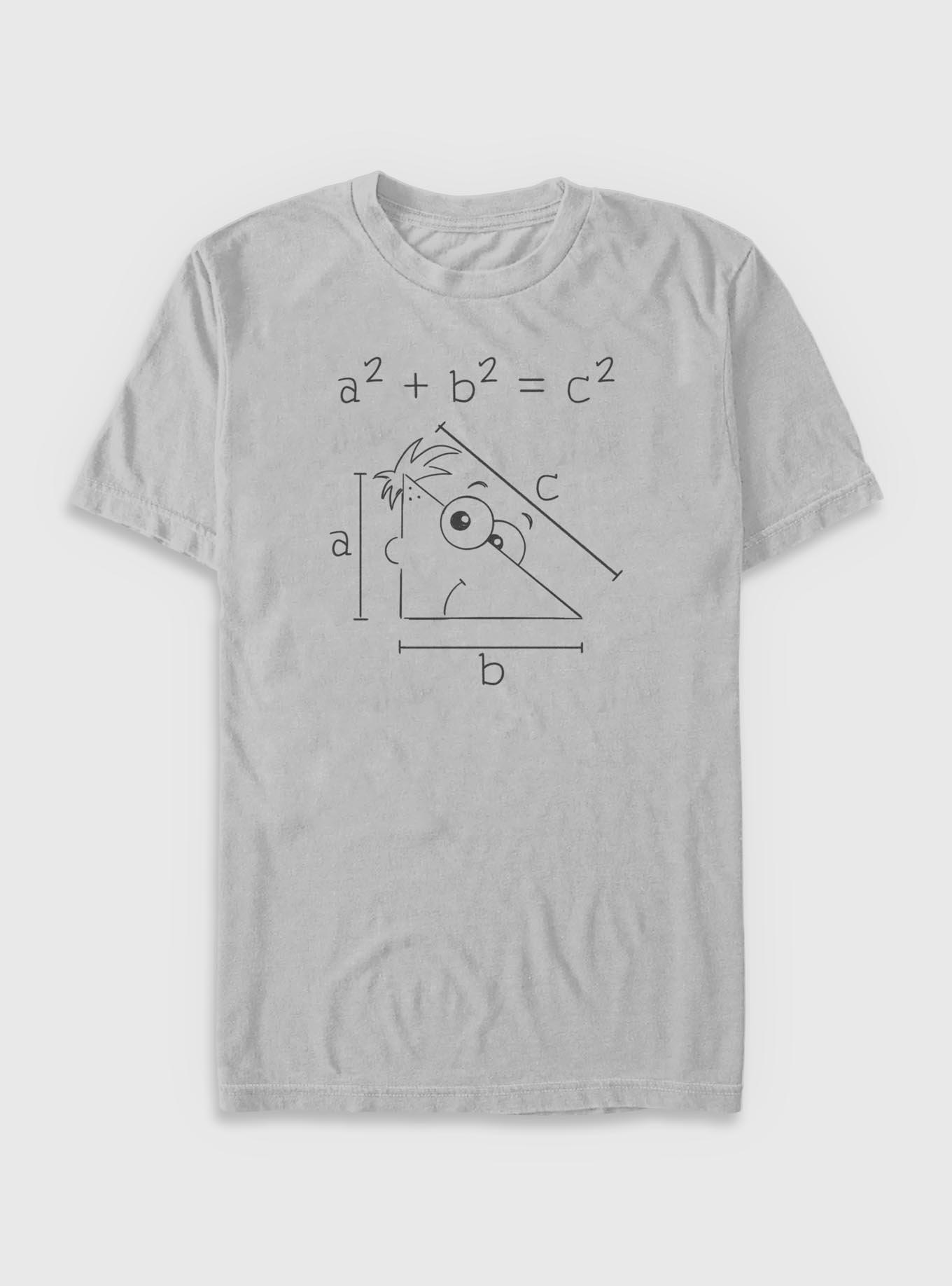 Disney Phineas and Ferb Head Math T-Shirt, , hi-res