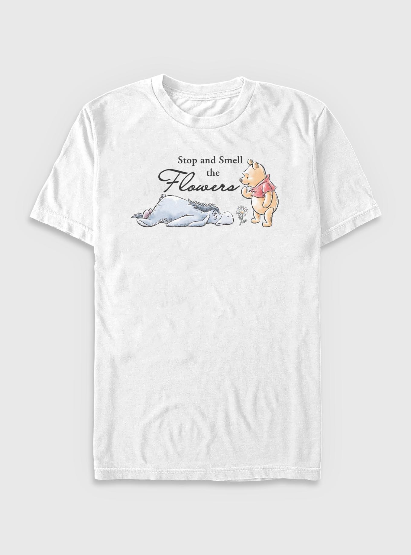 Disney Winnie The Pooh Stop And Smell The Flowers T-Shirt, , hi-res