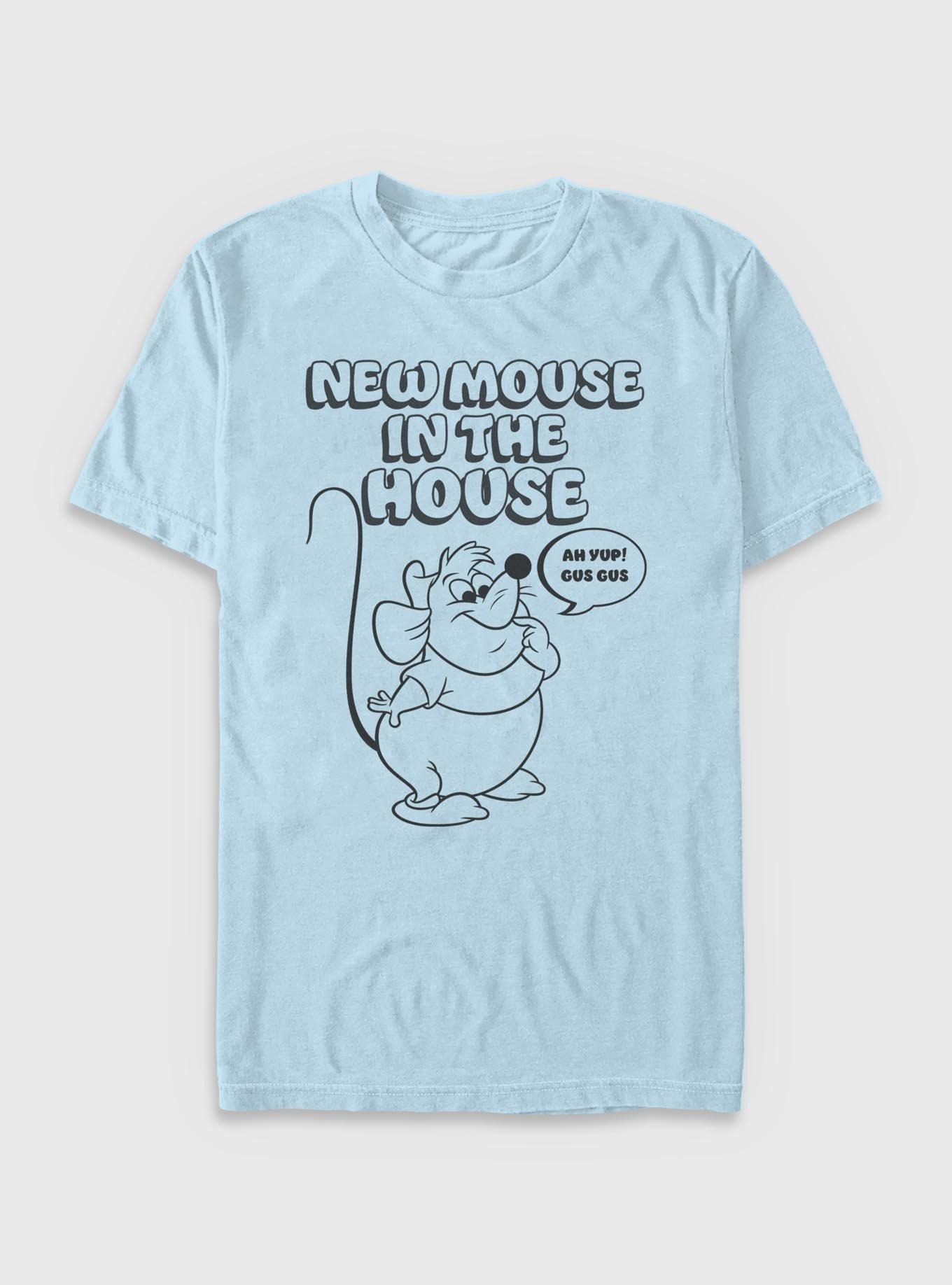 Disney Cinderella New Mouse In The House Gus Gus T-Shirt, LT BLUE, hi-res
