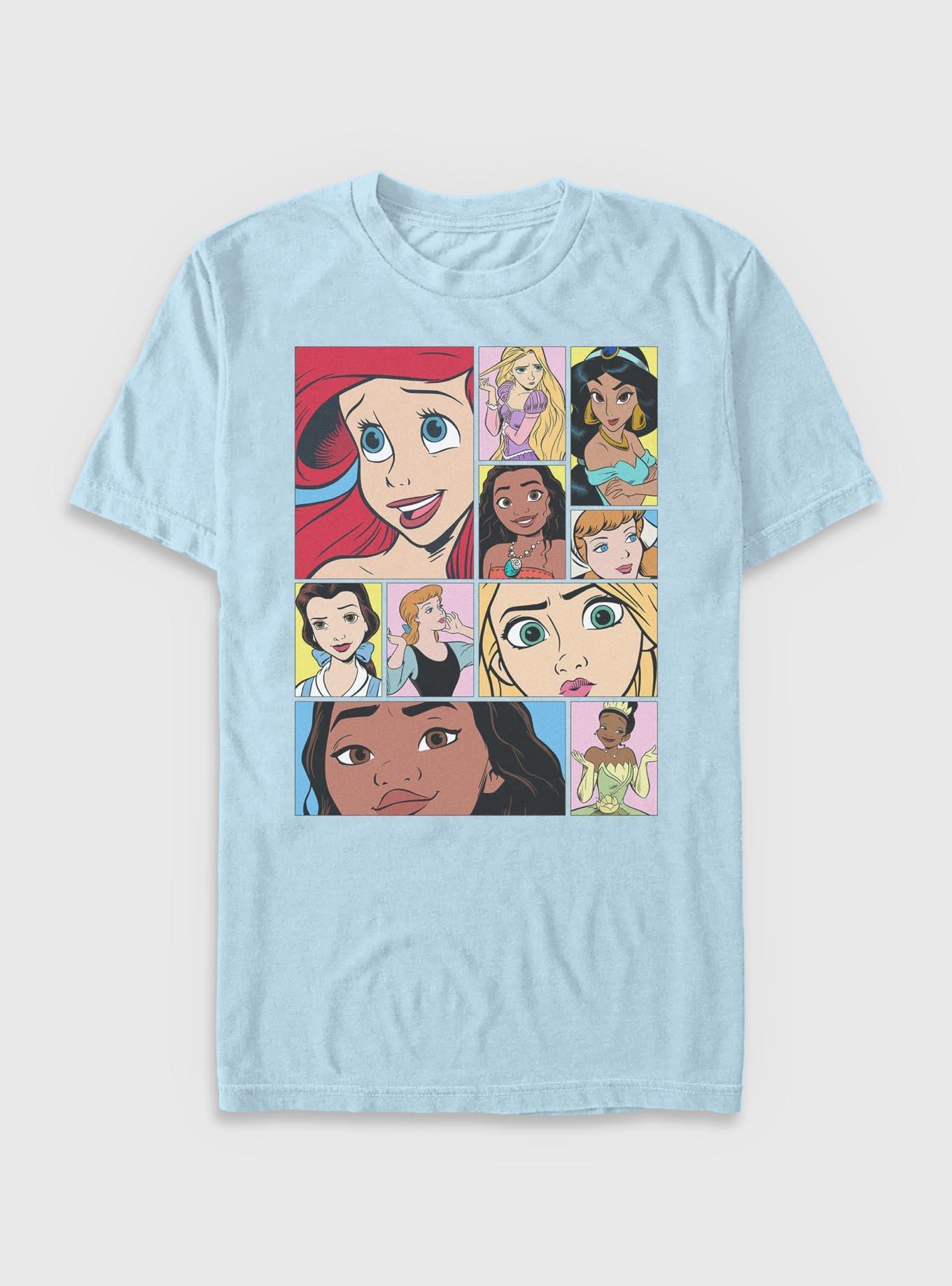 Disney Princesses Face Box Up T-Shirt, , hi-res