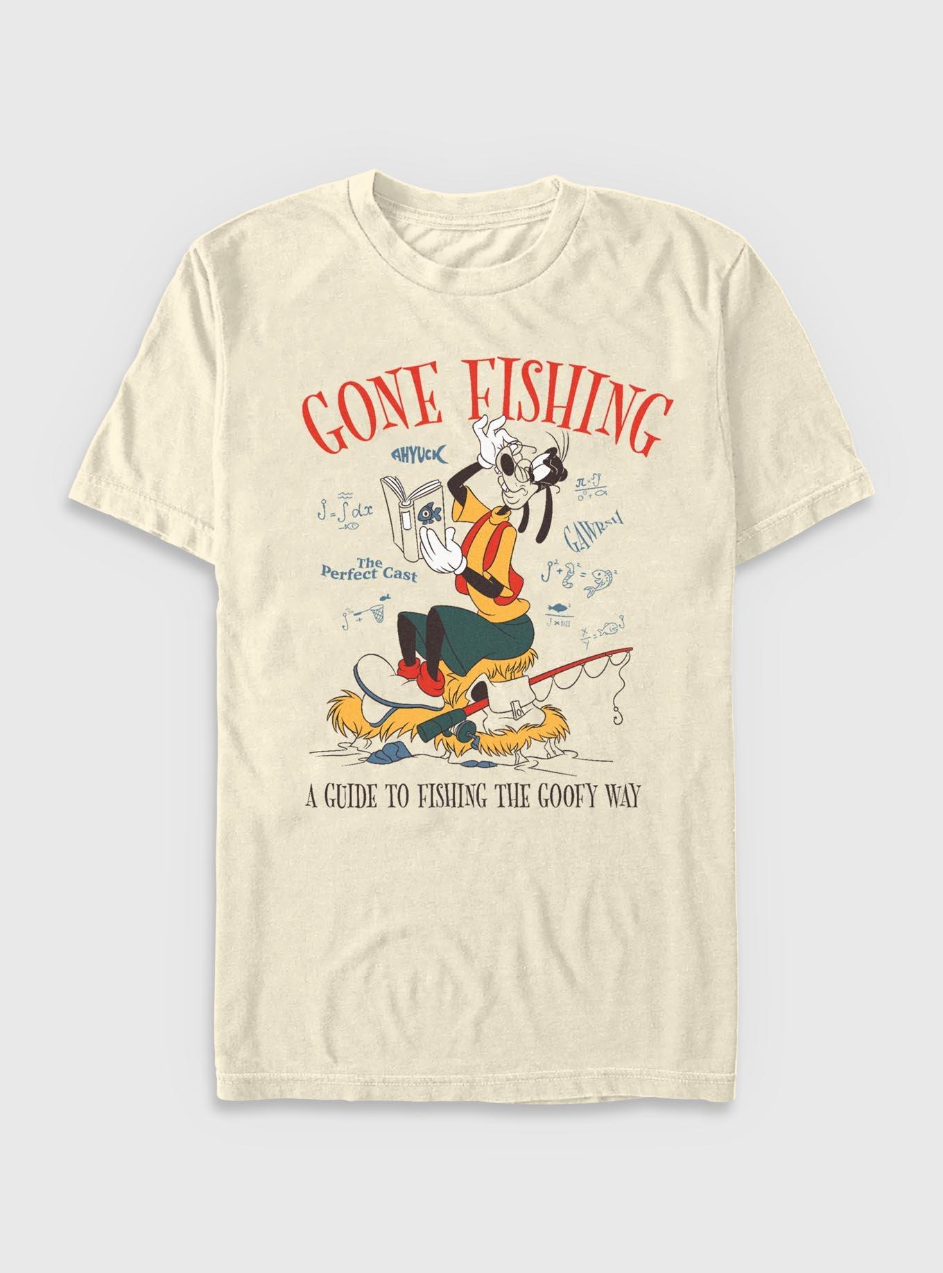 Disney Goofy Gone Fishing T-Shirt, NATURAL, hi-res
