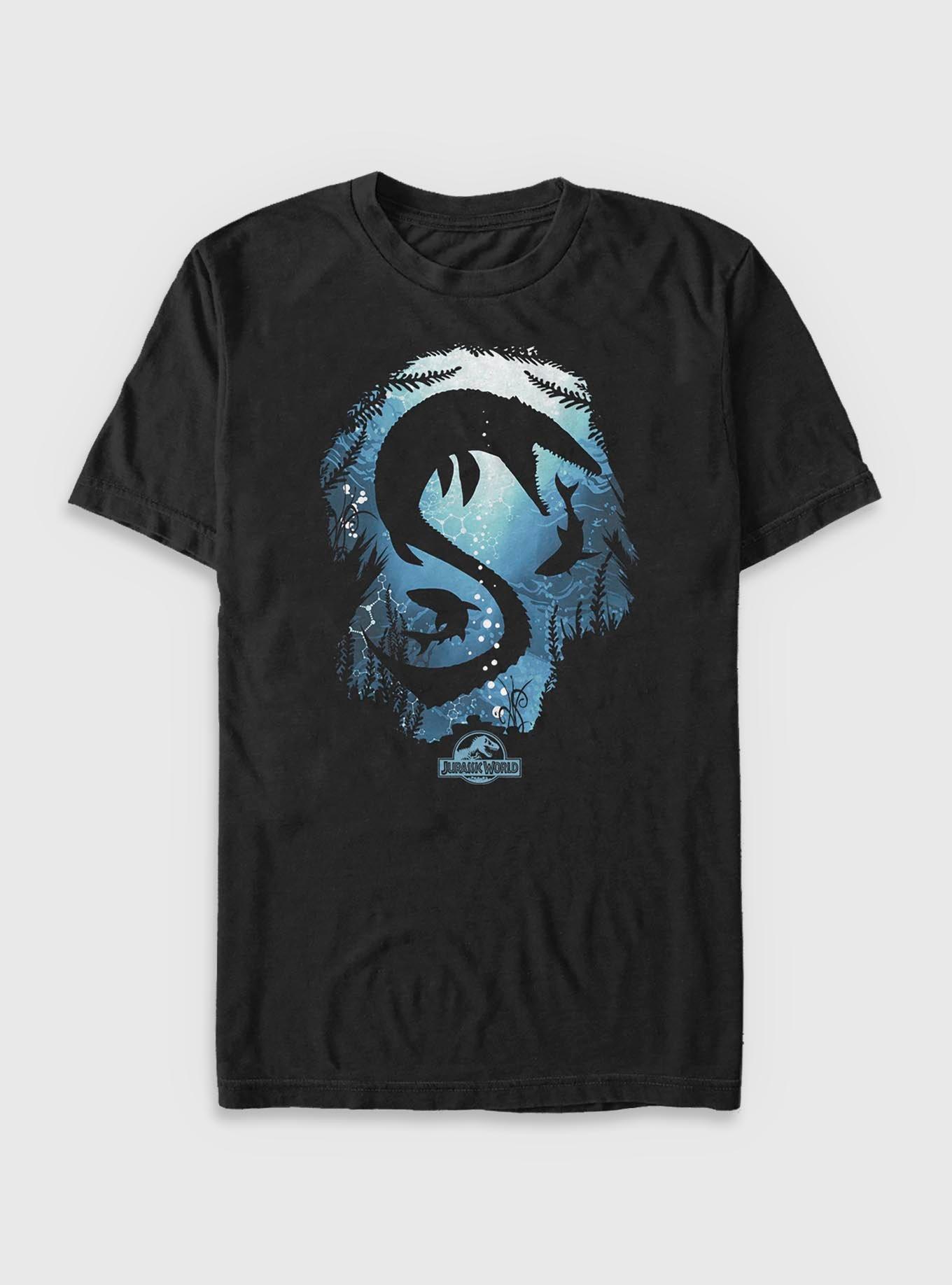 Jurassic World Mosasaurus Silhouette Big & Tall, , hi-res