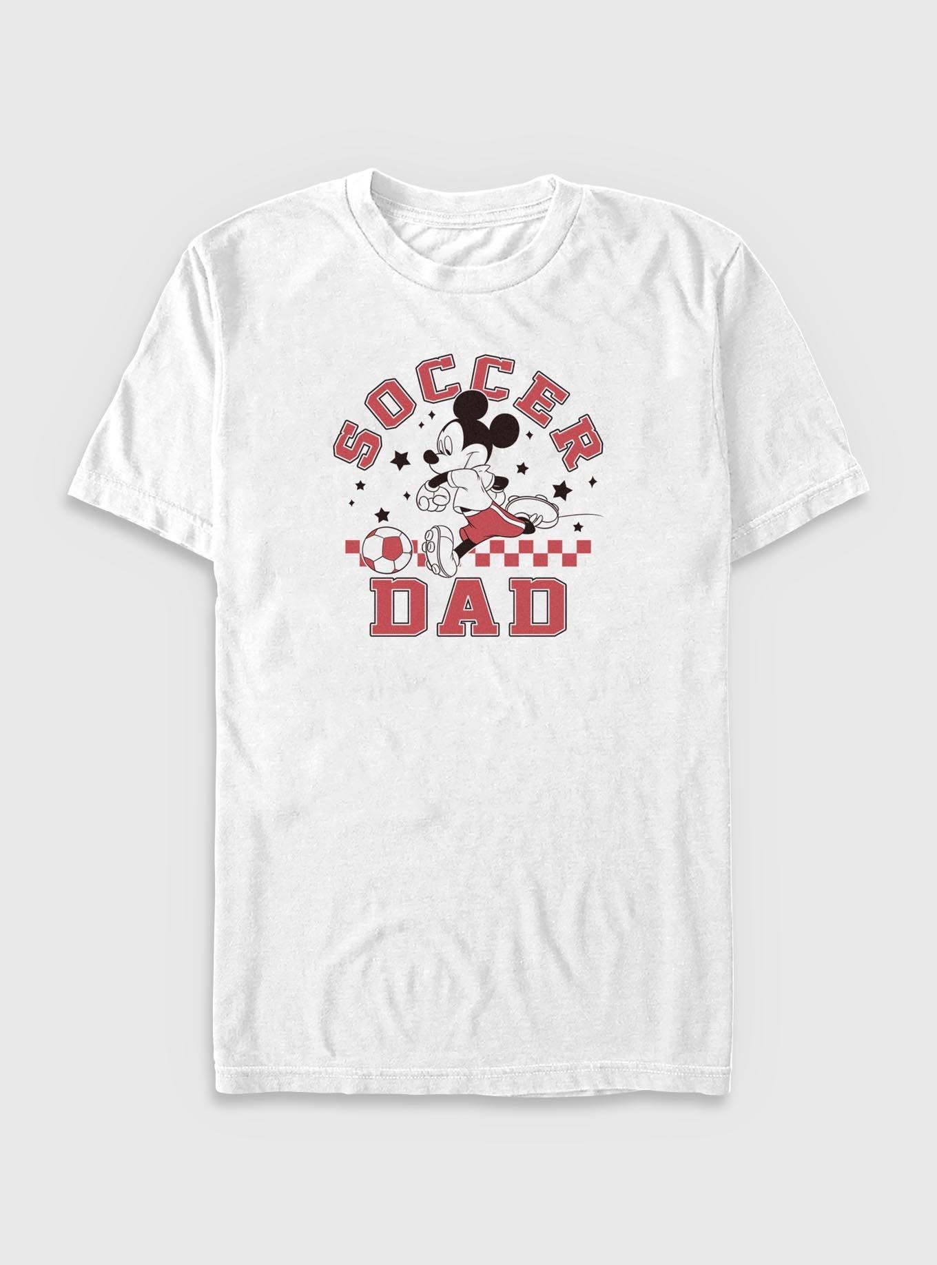 Disney Mickey Mouse Soccer Dad Mickey Big & Tall, WHITE, hi-res