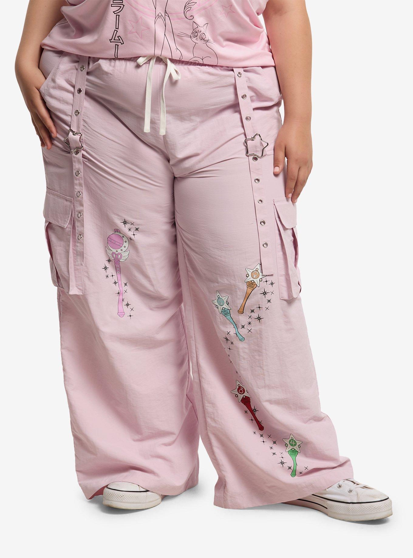 Pretty Guardian Sailor Moon Star Buckle Cargo Pants Plus Size, , hi-res