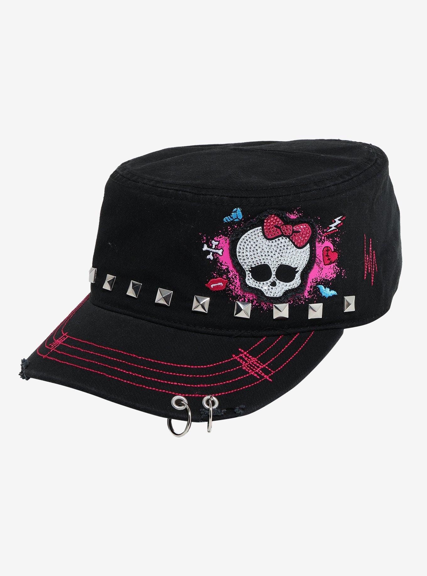 Monster High Rhinestone Stud Cadet Hat, , hi-res