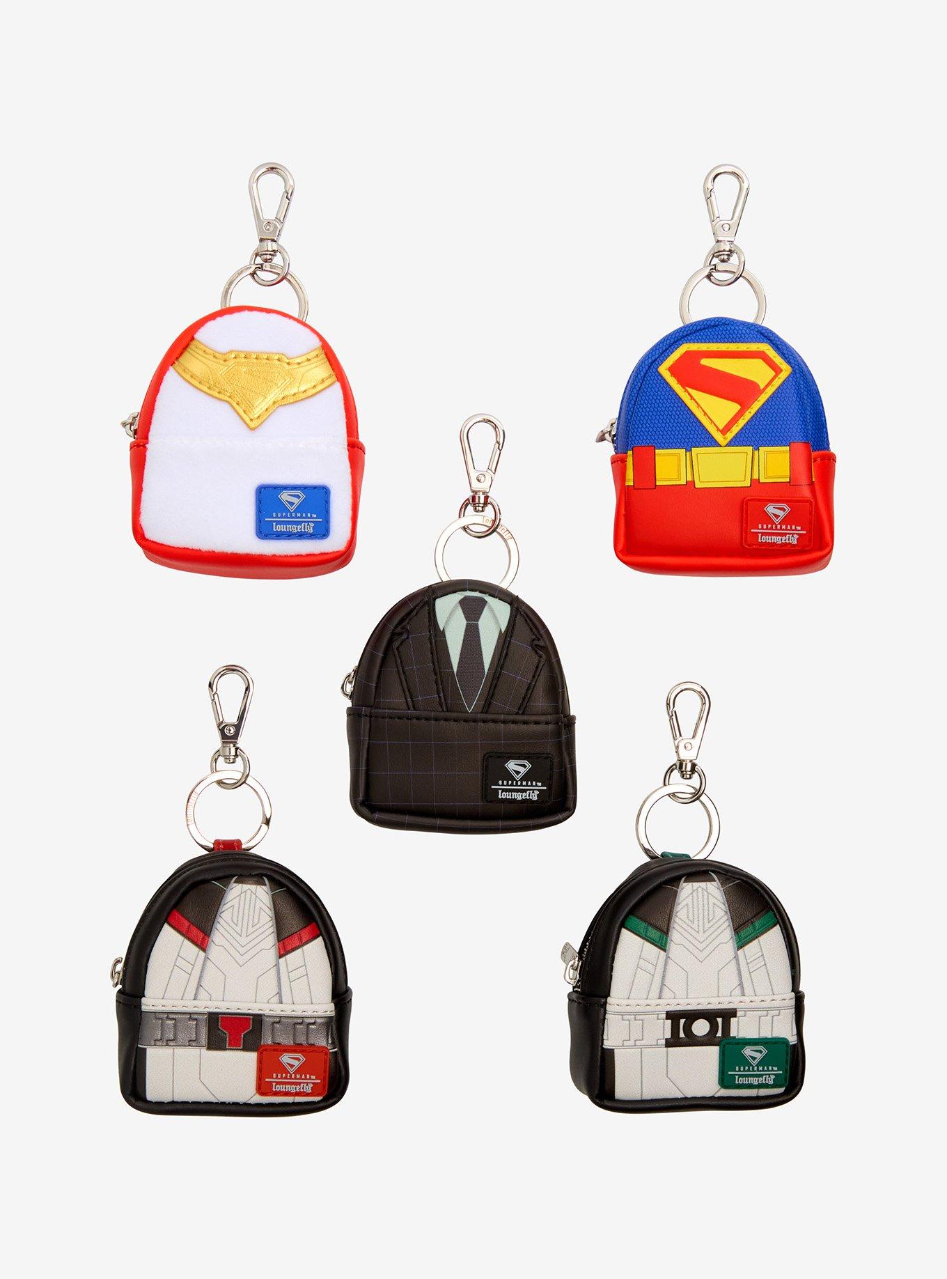 Loungefly DC Comics Superman Characters Blind Box Mini Backpack Keychain, , hi-res