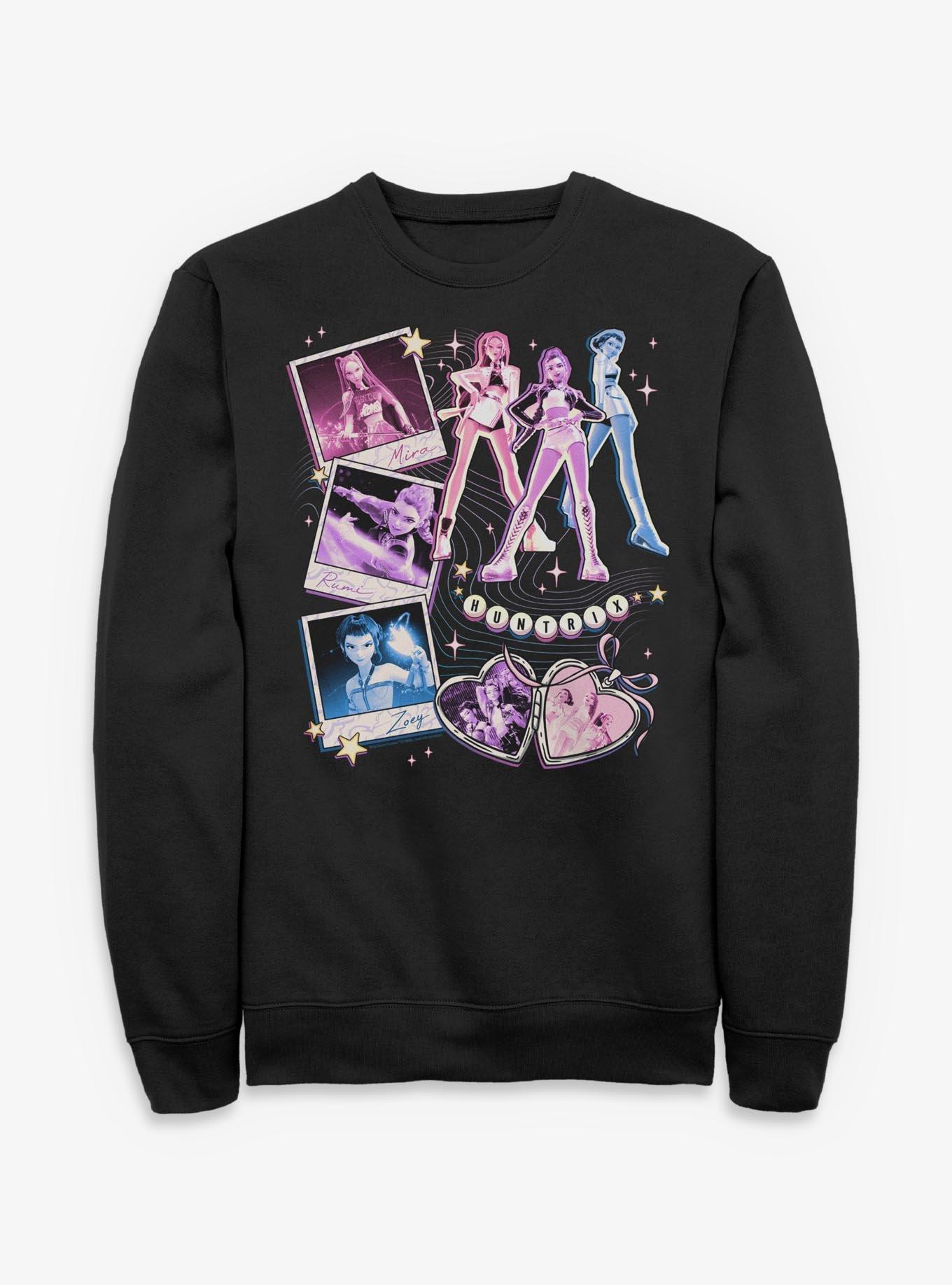 KPop Demon Hunters Huntrix Instant Picture Collage Sweatshirt, , hi-res