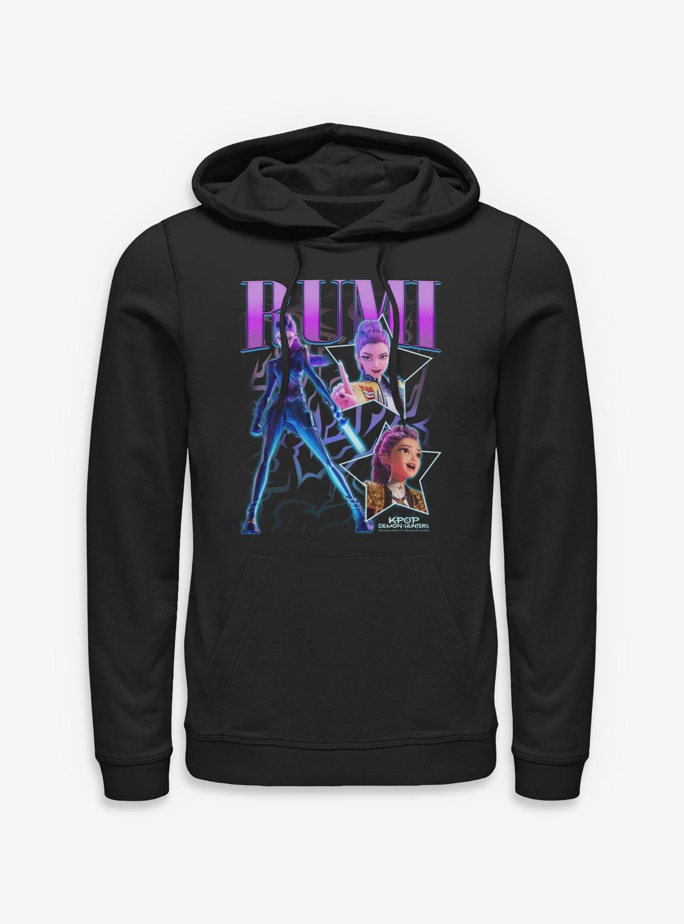 KPop Demon Hunters Rumi Star Collage Hoodie, , hi-res