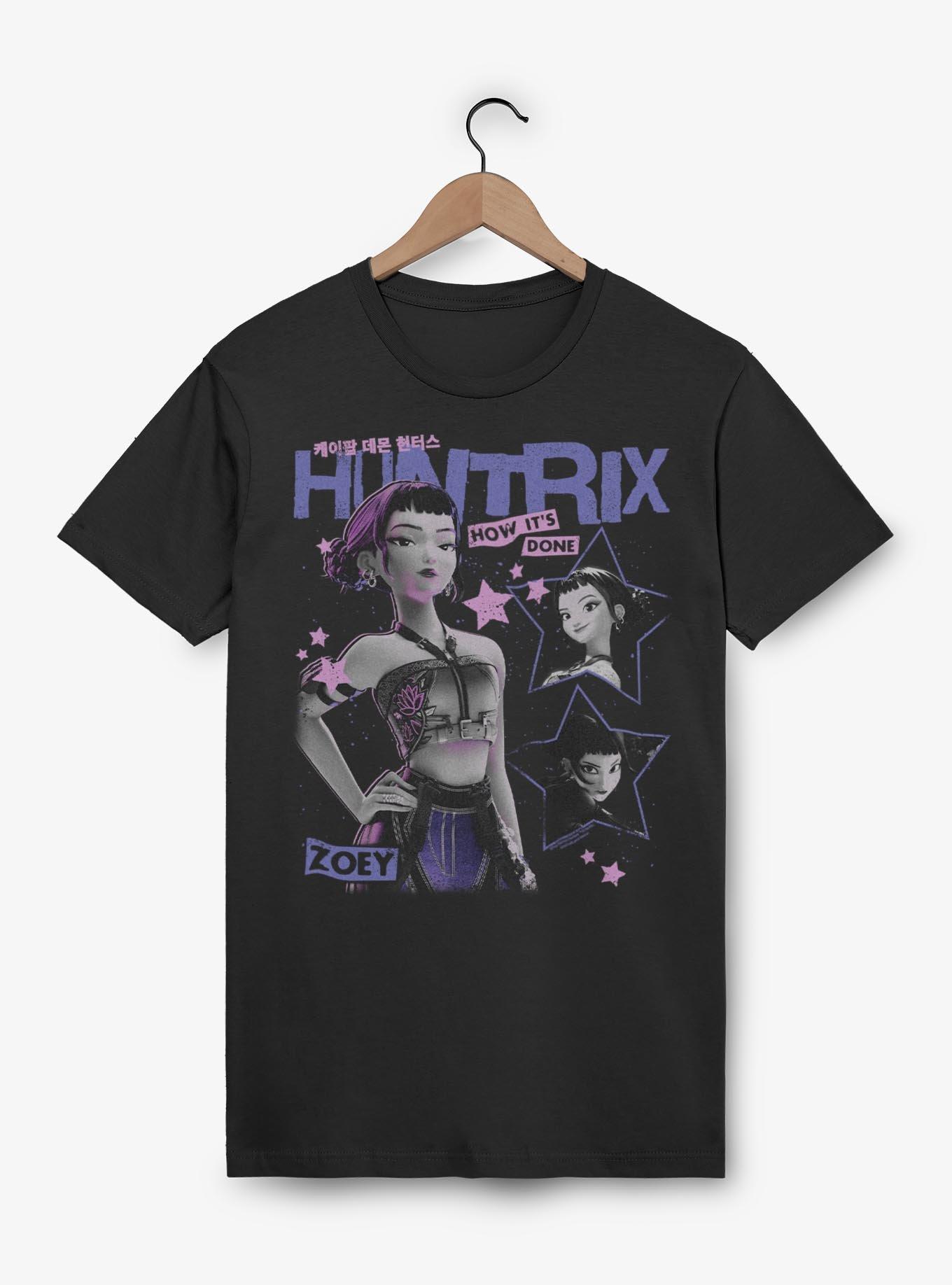 KPop Demon Hunters Huntrix Zoey Stars Collage T-Shirt, , hi-res