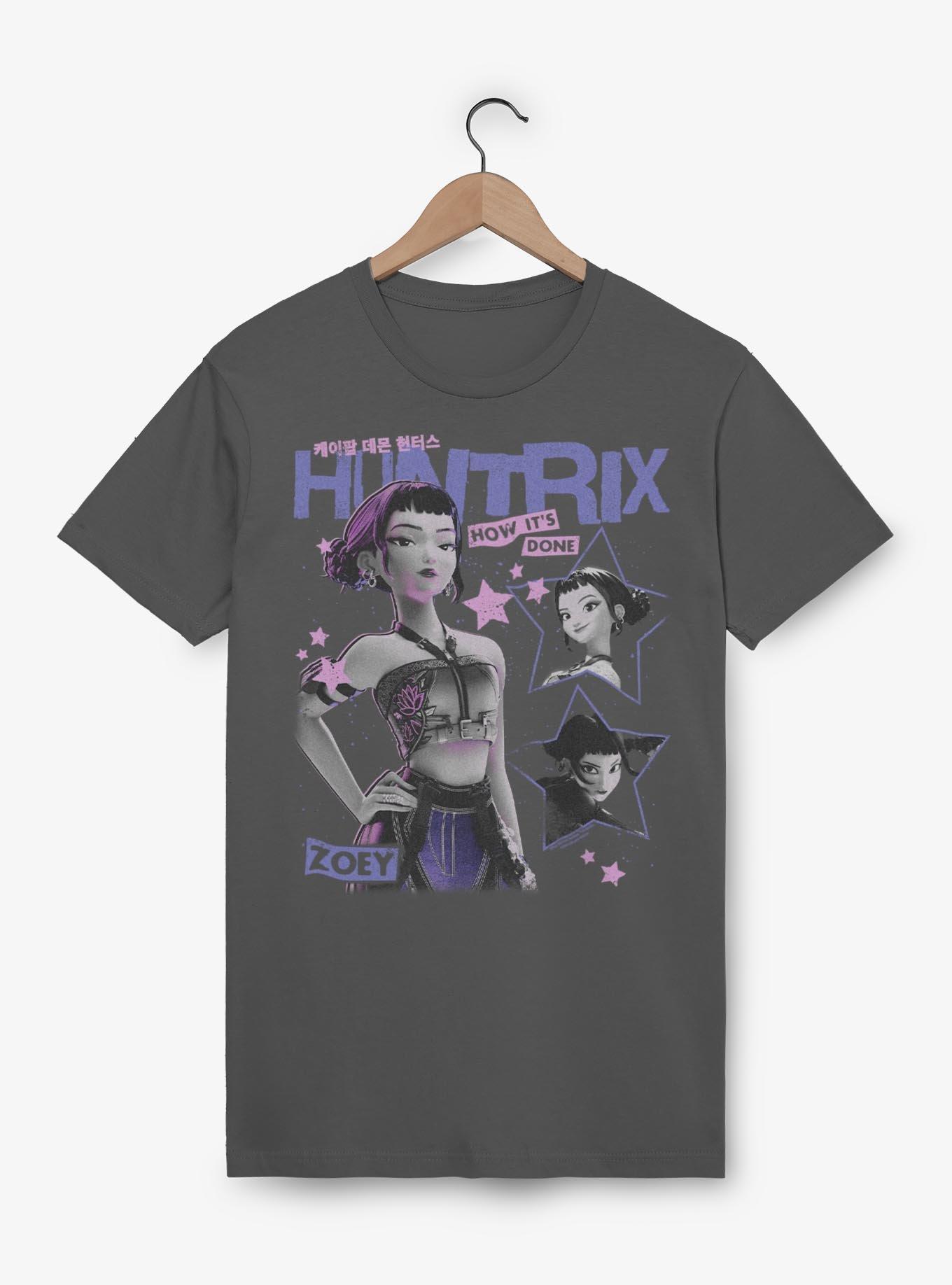 KPop Demon Hunters Huntrix Zoey Stars Collage T-Shirt, , hi-res
