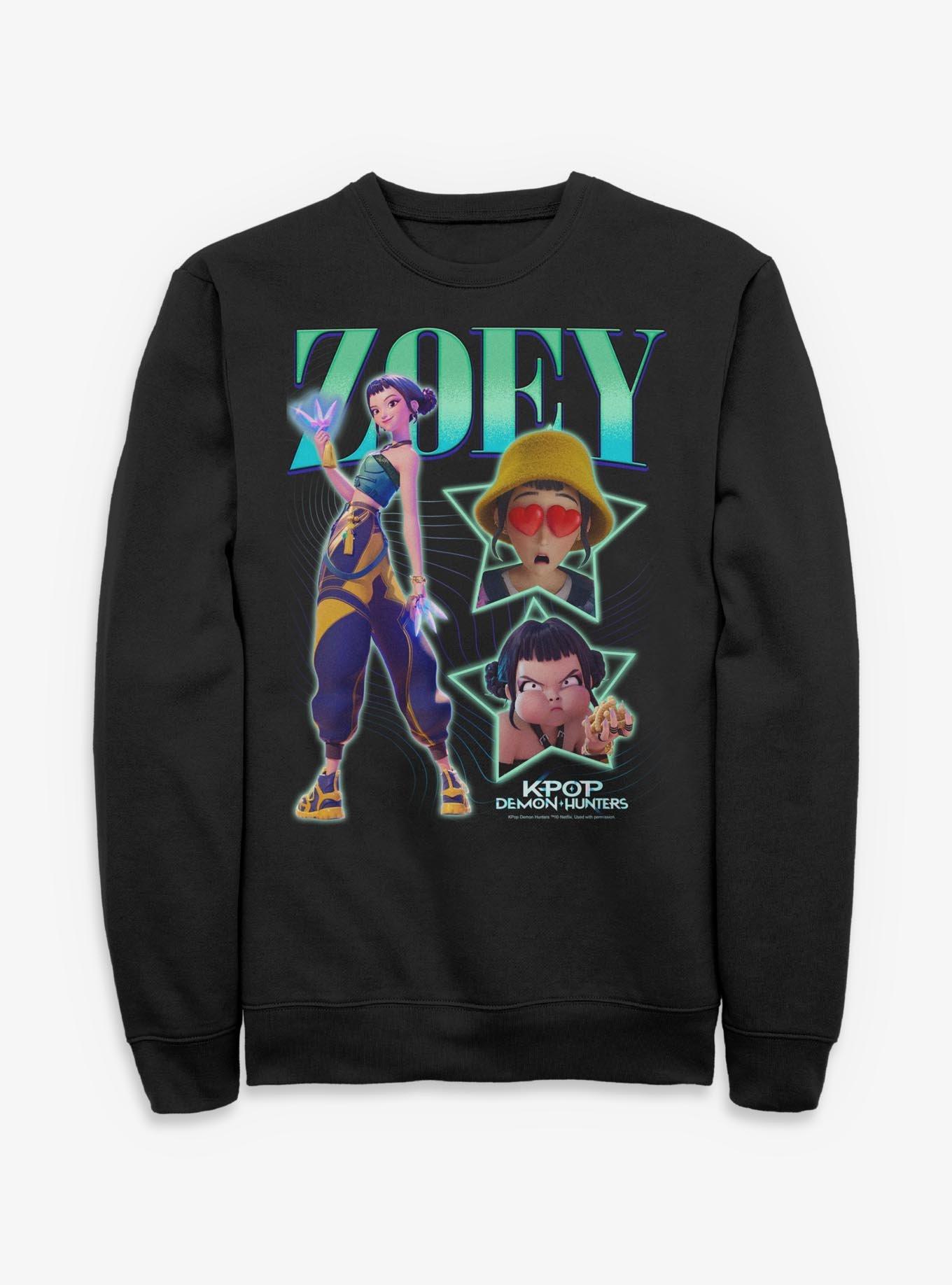 KPop Demon Hunters Zoey Star Collage Sweatshirt, , hi-res