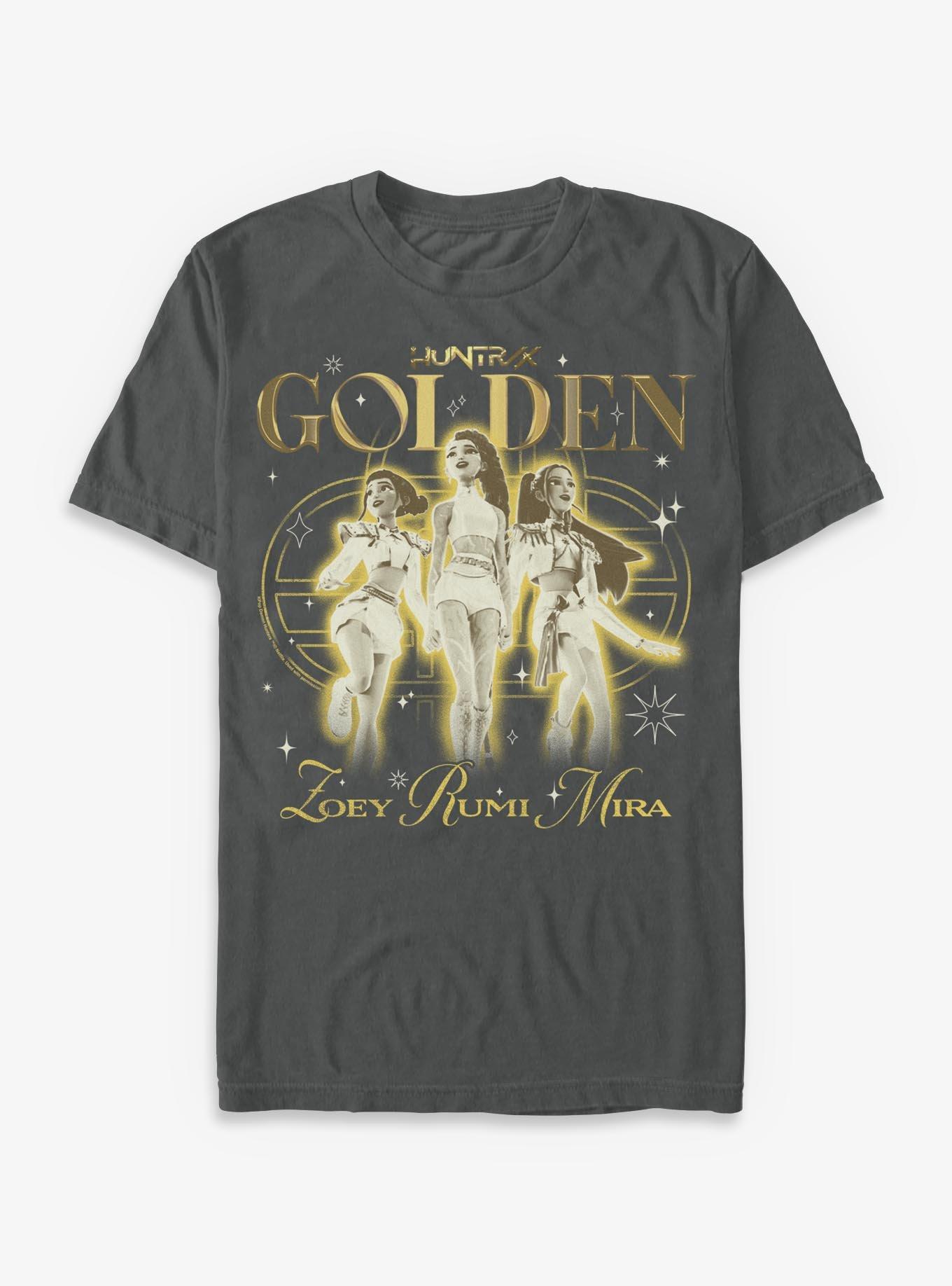 KPop Demon Hunters Huntrix Golden Trio Garment Dye T-Shirt, , hi-res