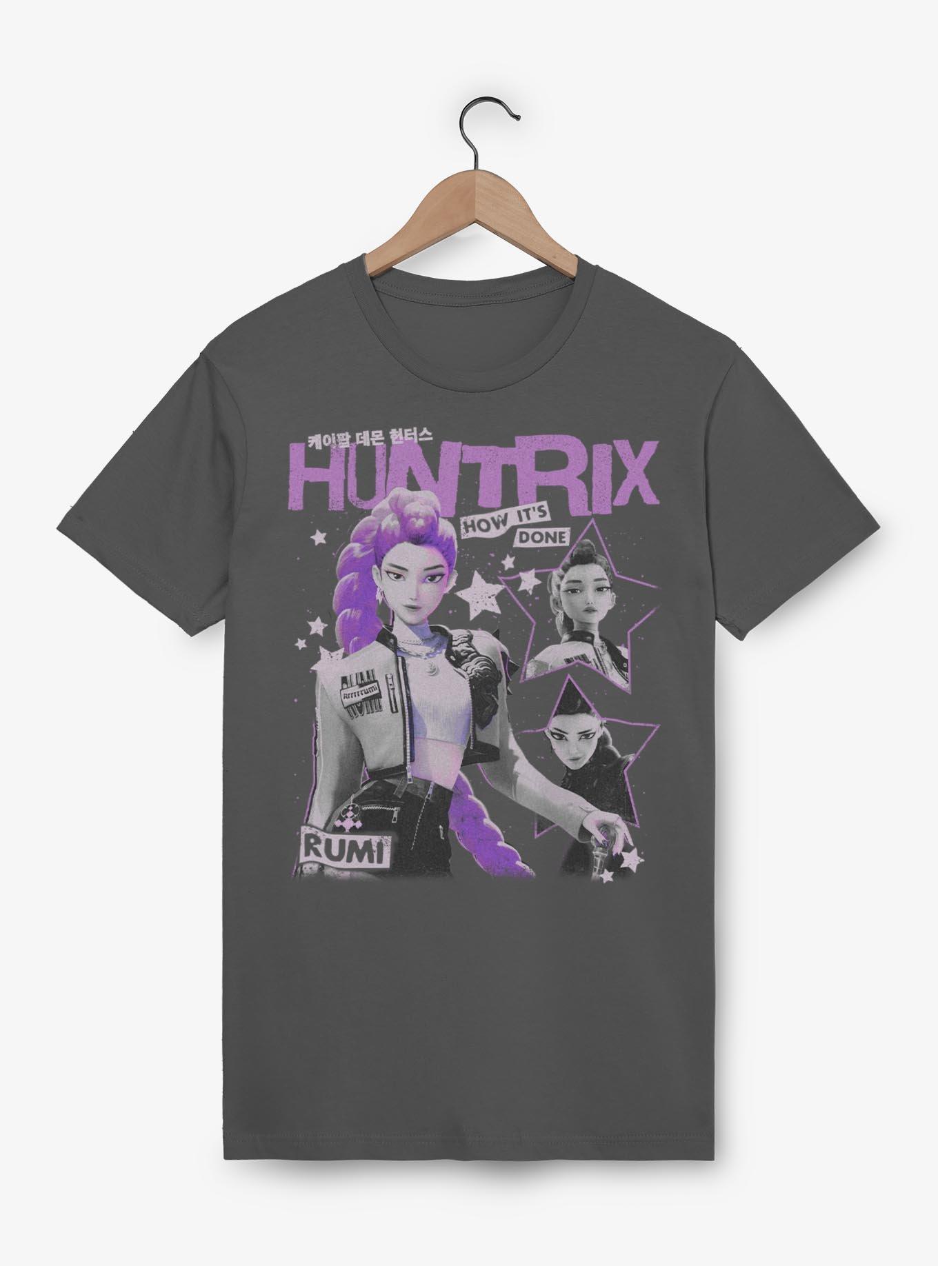 KPop Demon Hunters Huntrix Rumi Stars Collage T-Shirt, , hi-res