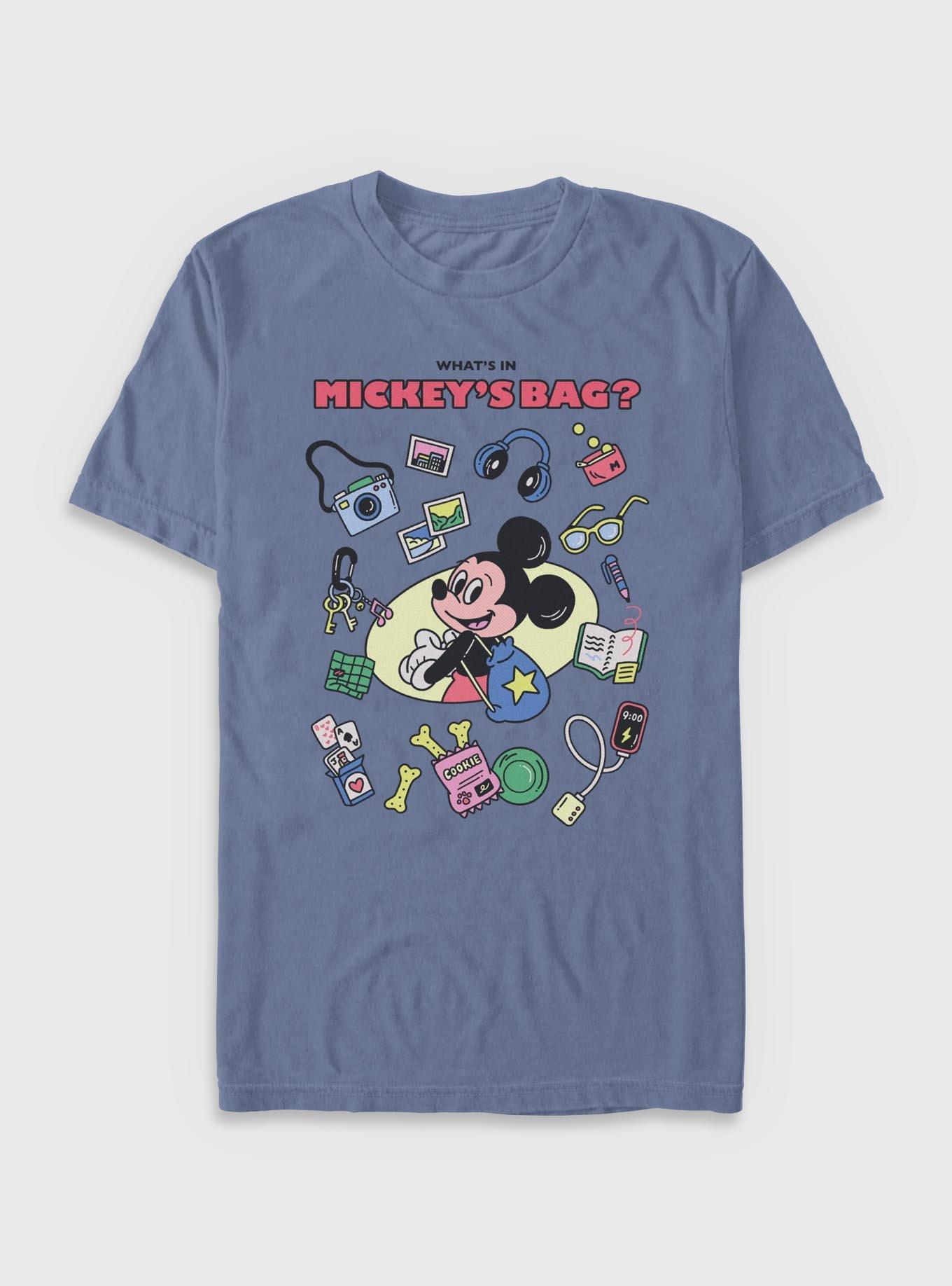 Disney Mickey Mouse What's In Mickey's Bag  Garment Dye T-Shirt, , hi-res