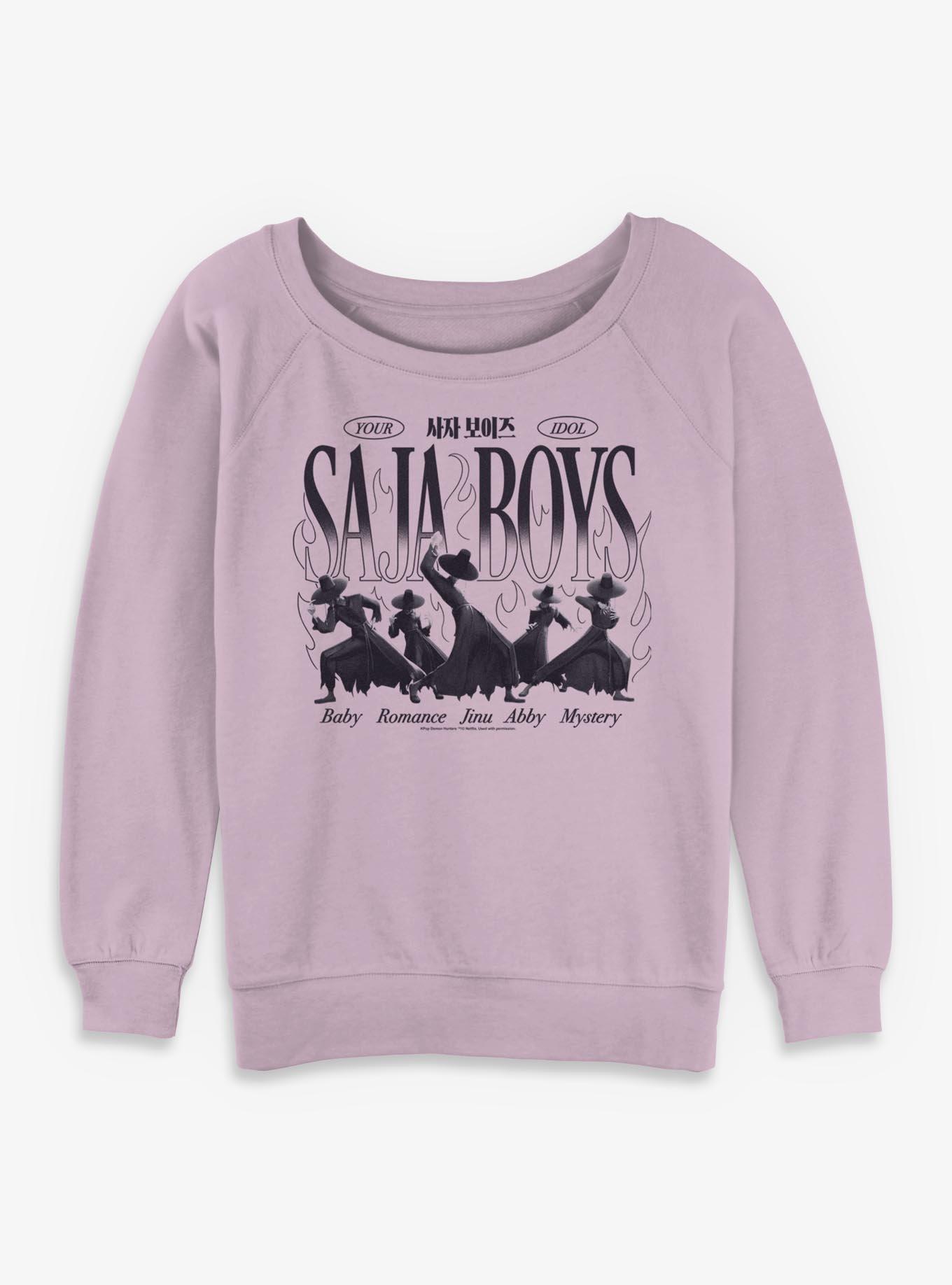 KPop Demon Hunters Saja Boys Your Idol Girls Slouchy Sweatshirt, , hi-res