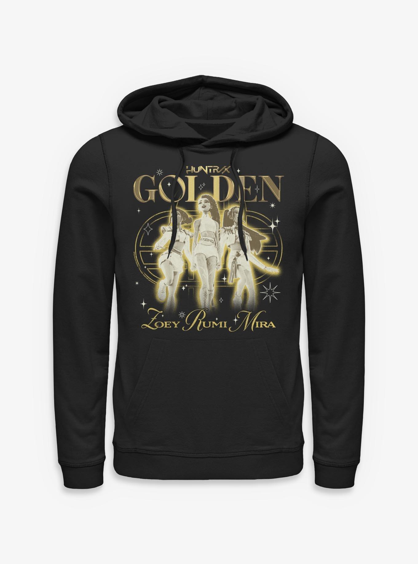 KPop Demon Hunters Huntrix Golden Trio Hoodie, BLACK, hi-res