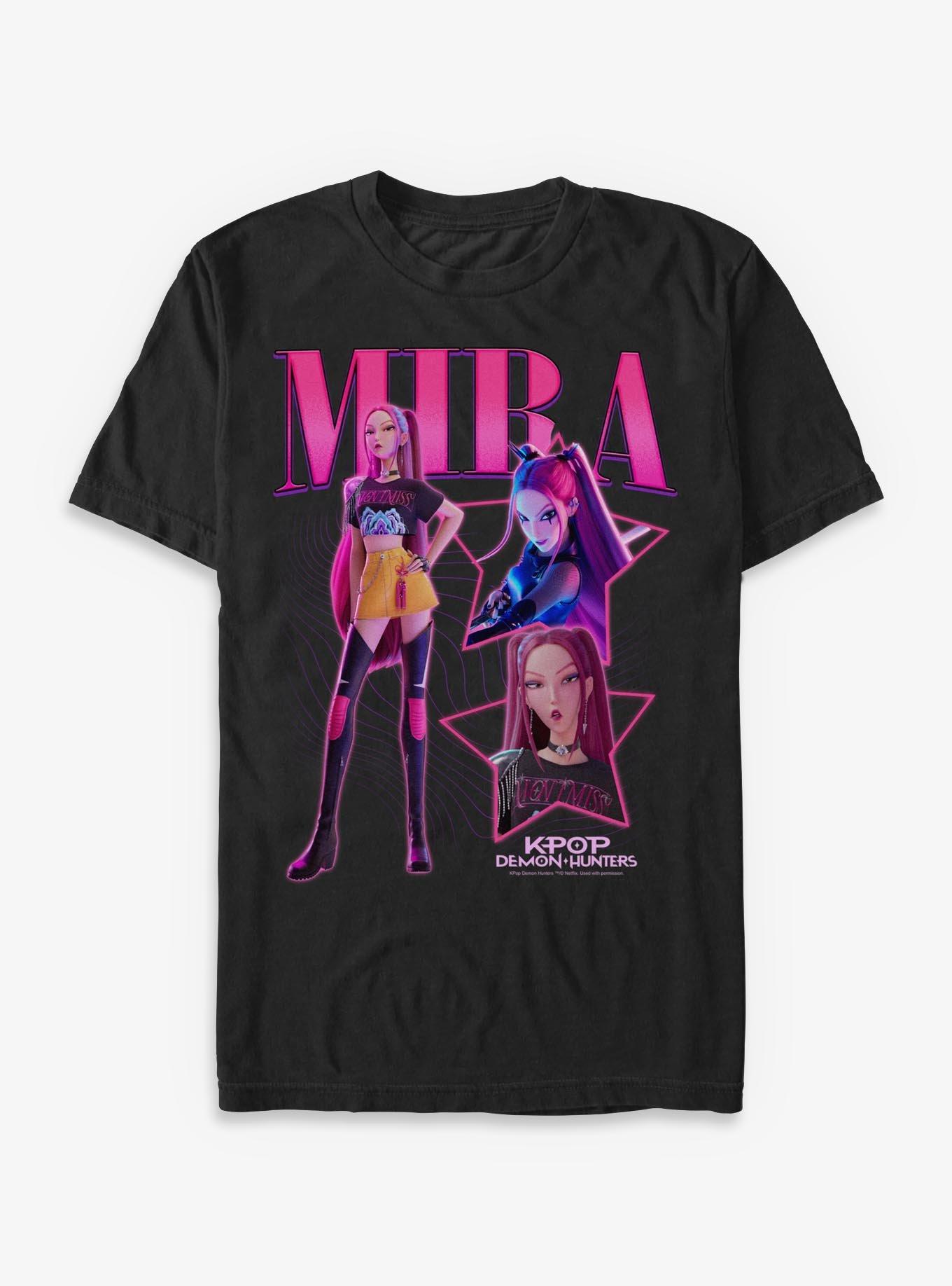 KPop Demon Hunters Mira Collage T-Shirt, BLACK, hi-res