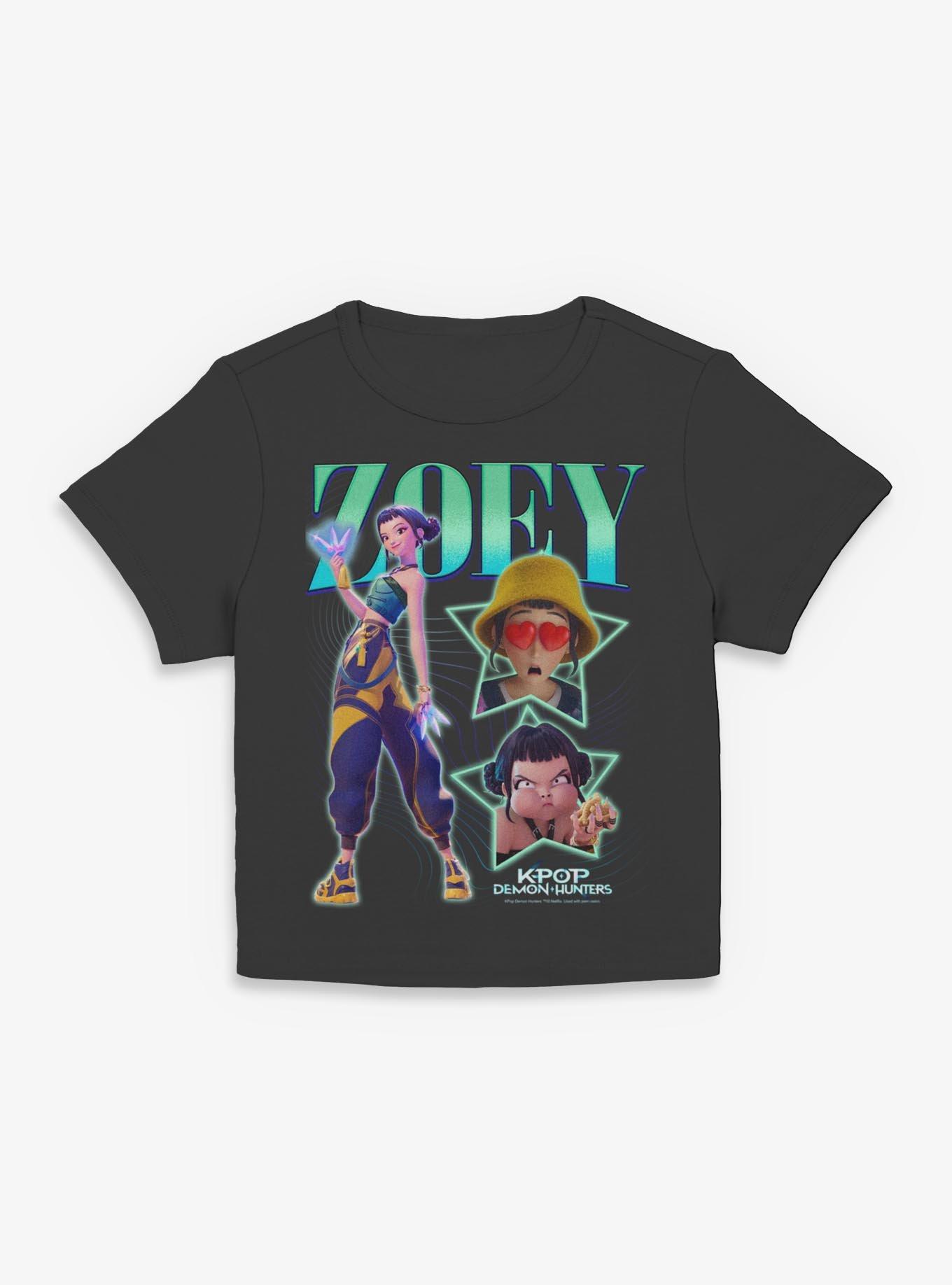 KPop Demon Hunters Zoey Collage Girls Baby T-Shirt