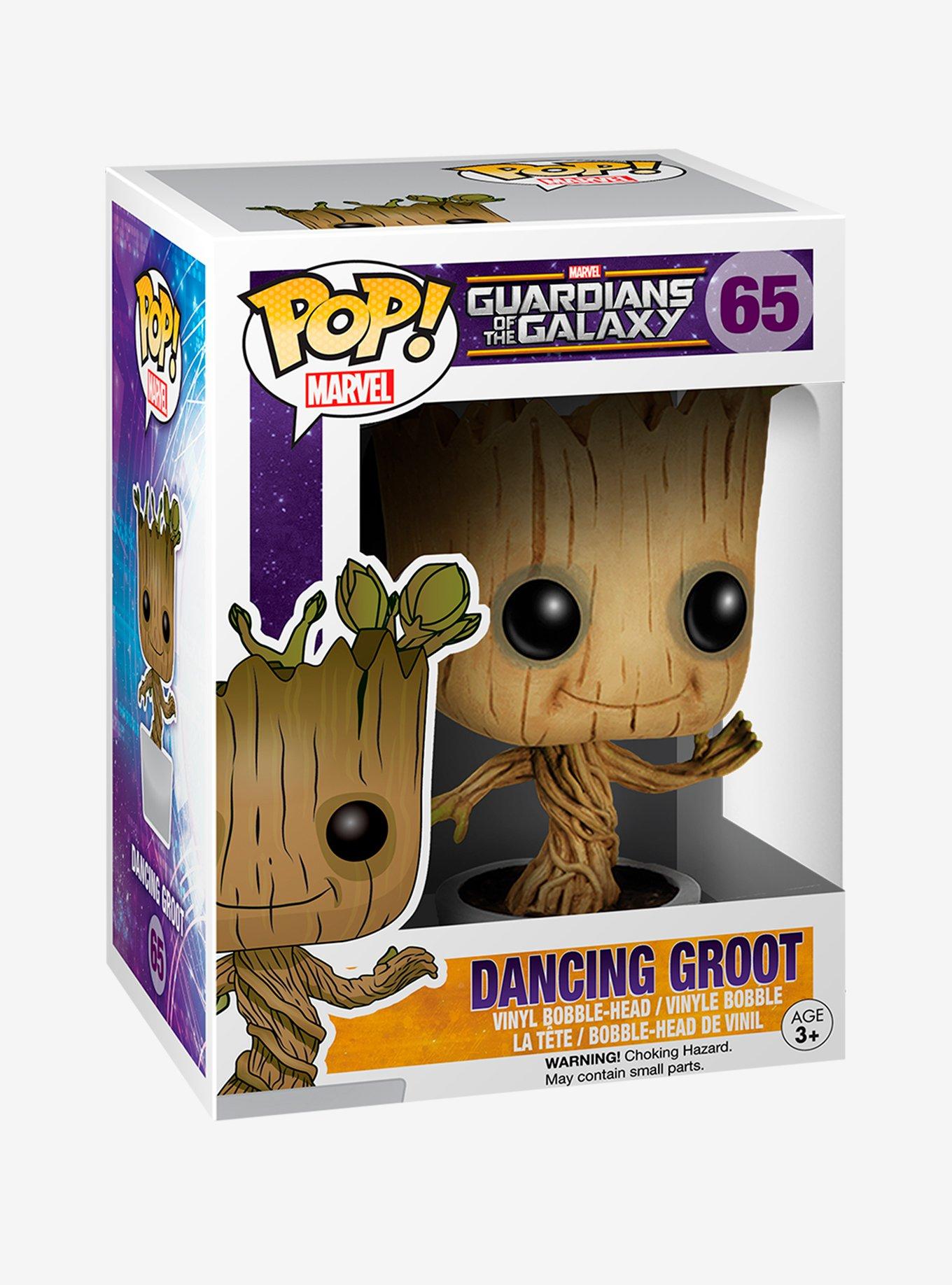Funko Pop! Marvel Guardians of the Galaxy Dancing Groot Vinyl Bobblehead, , hi-res