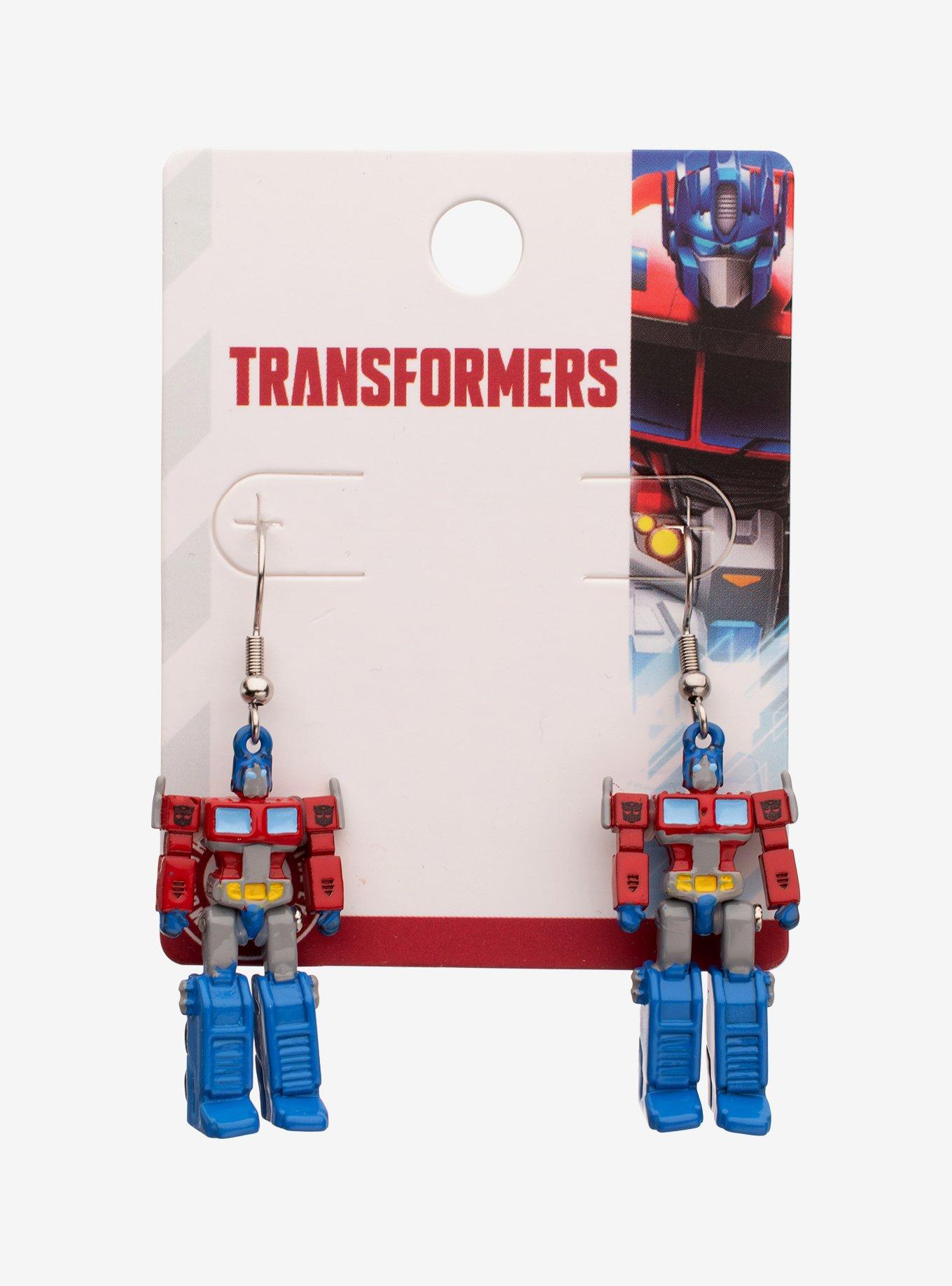 Transformers Optimus Prime Drop Earrings, , hi-res