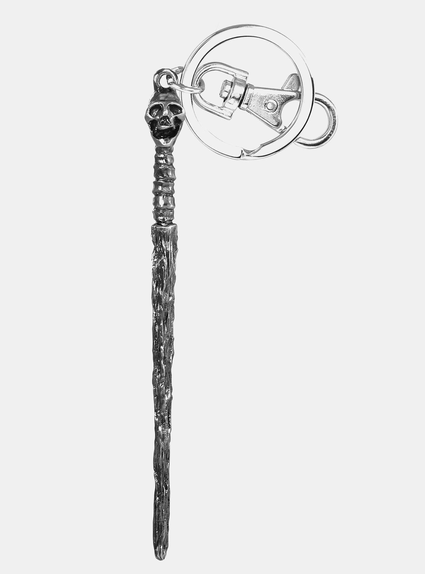 Harry Potter Death Eater Skull Wand Key Chain, , hi-res