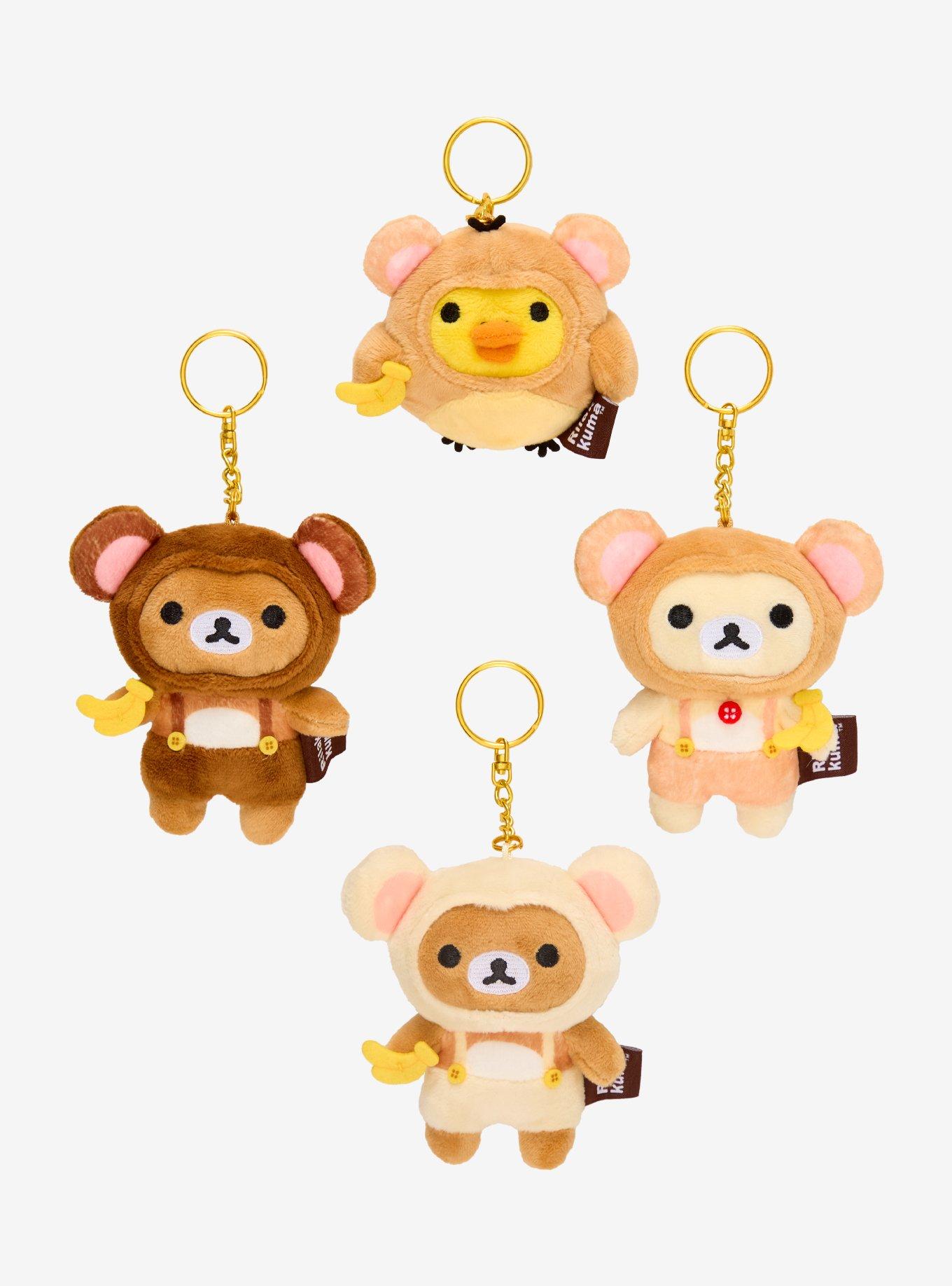 San-X Rilakkuma & Friend Monkey Blind Box Plush Bag Charm, , hi-res