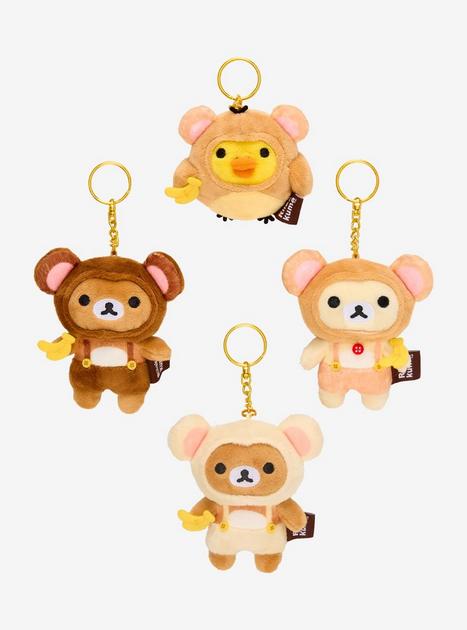 San-X Rilakkuma & Friend Monkey Blind Box Plush Bag Charm | Hot Topic