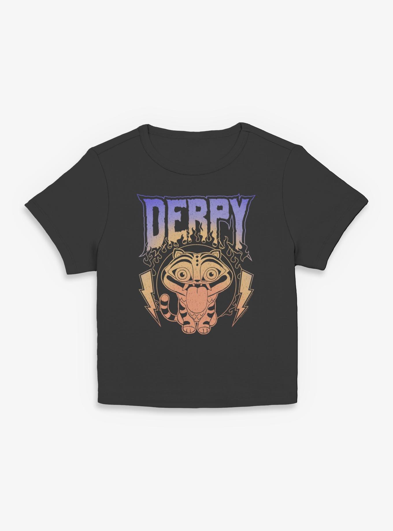 KPop Demon Hunters Derpy Tiger Retro Metal Women Baby T-Shirt, , hi-res
