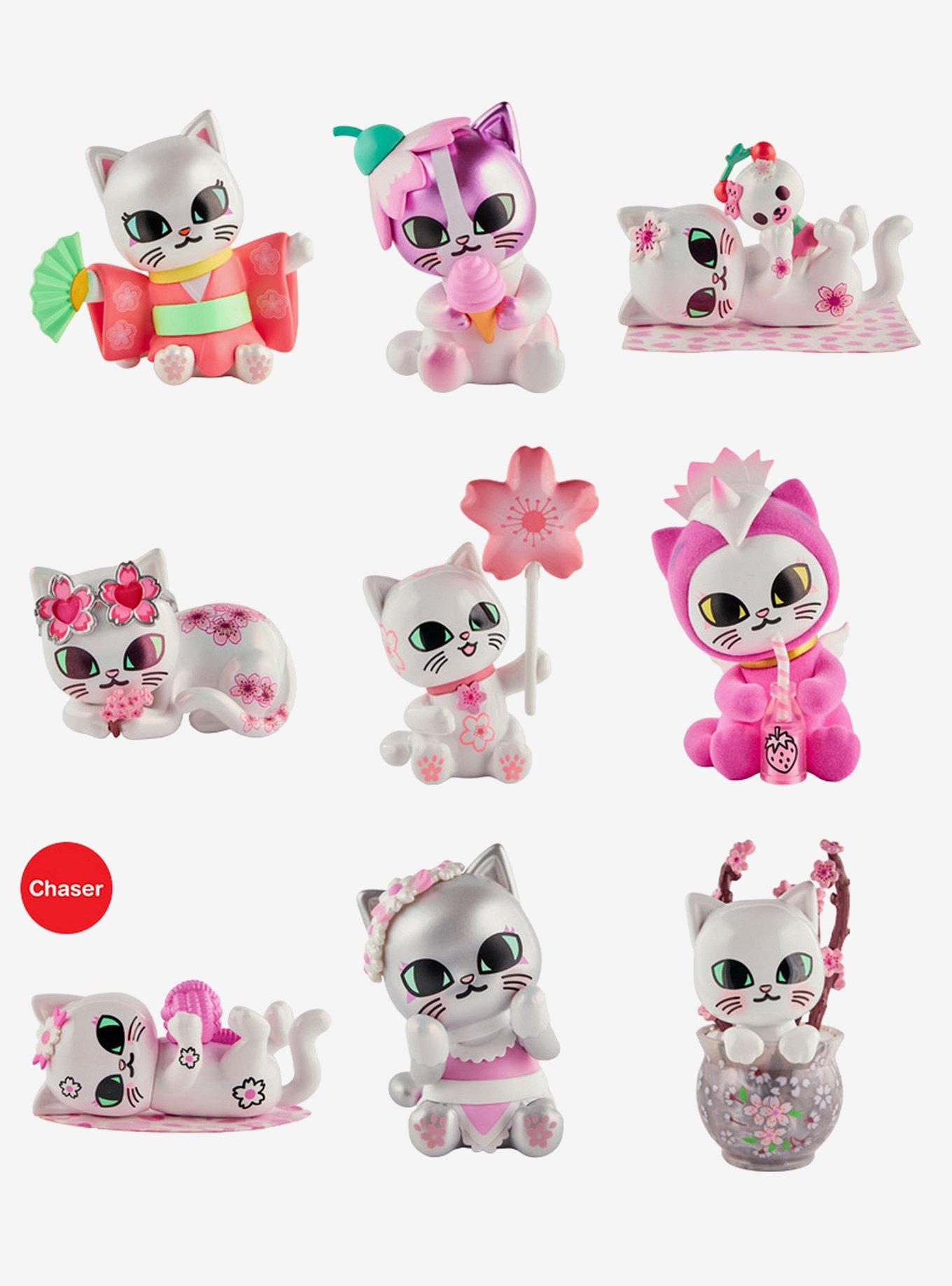 tokidoki Cherry Blossom Cats Blind Box Figure, , hi-res