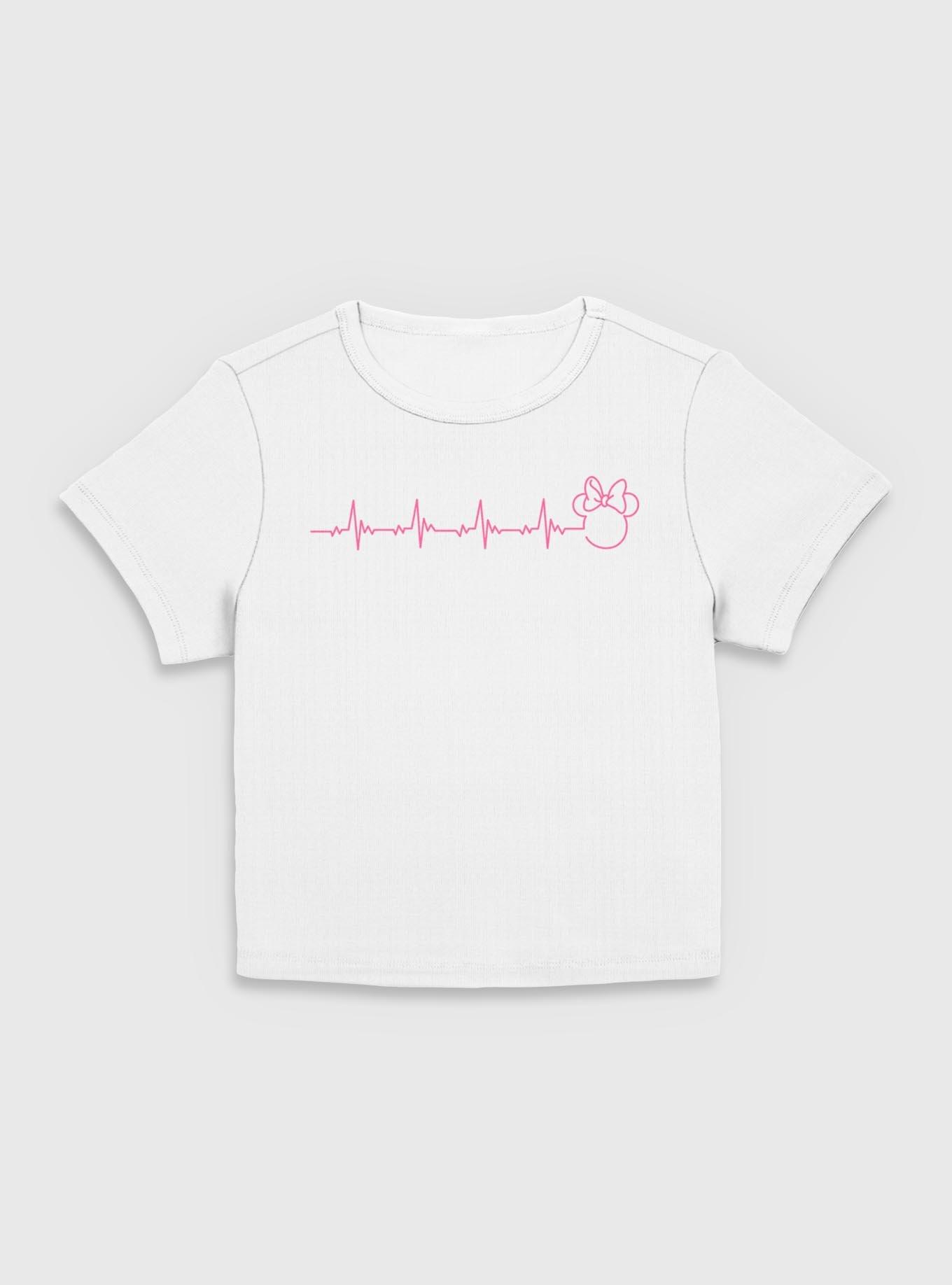 Disney Minnie Mouse Heartbeat Girls Baby Tee, EGRET, hi-res