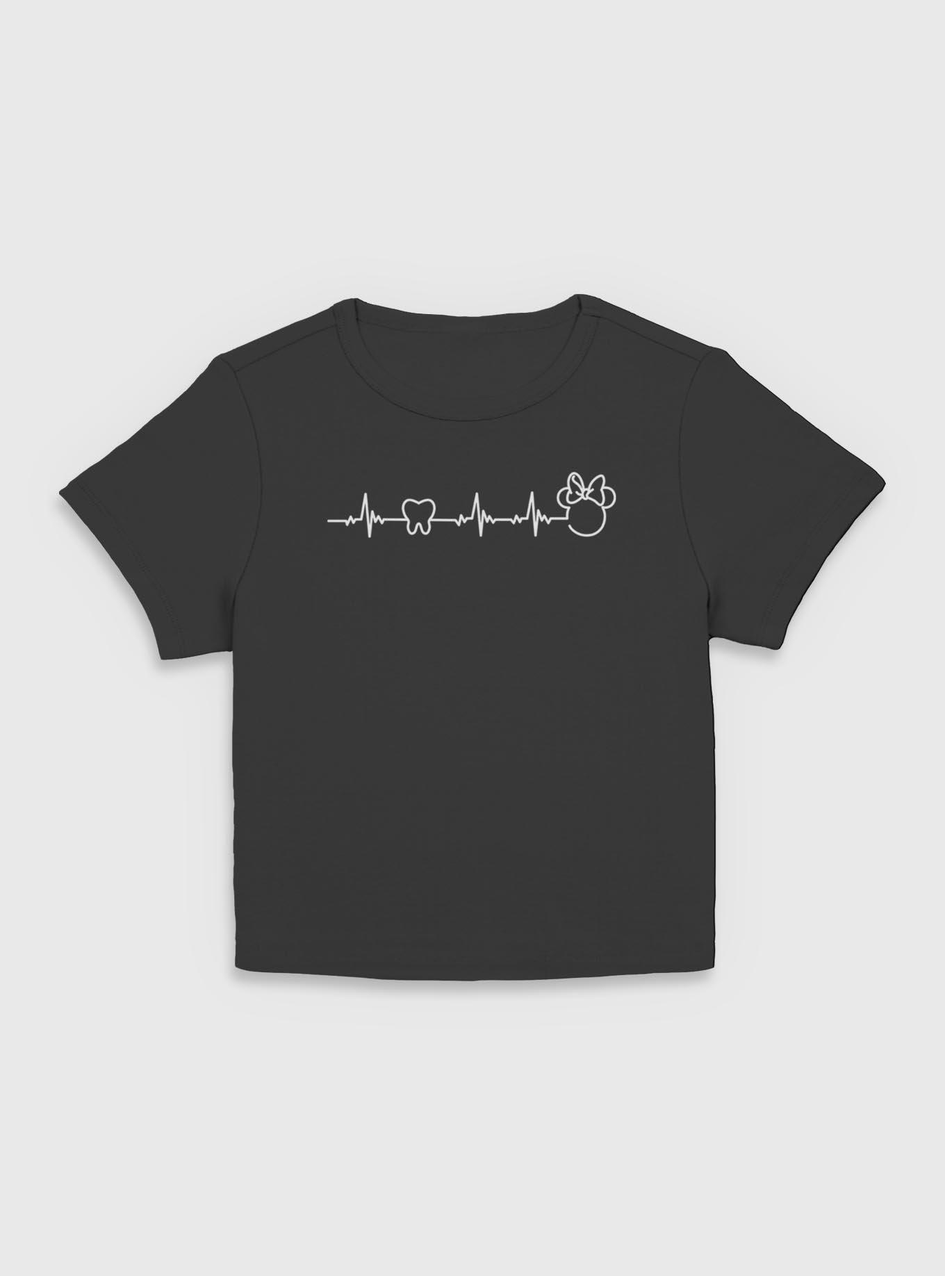 Disney Minnie Mouse Dental EKG Girls Baby Tee, , hi-res