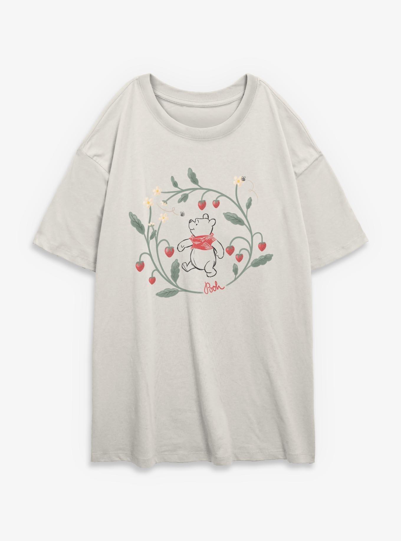 Disney Winnie The Pooh Girls Oversized T-Shirt