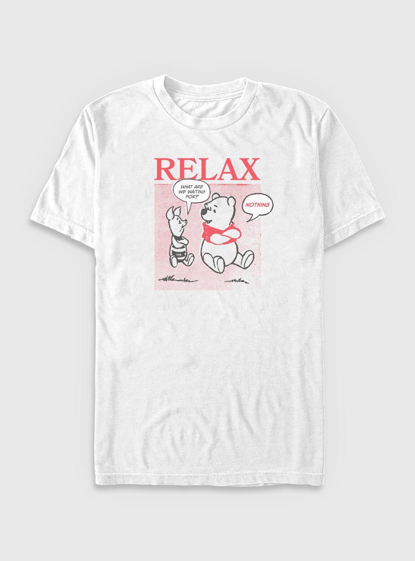 Disney Winnie The Pooh Relax T-Shirt, WHITE, hi-res