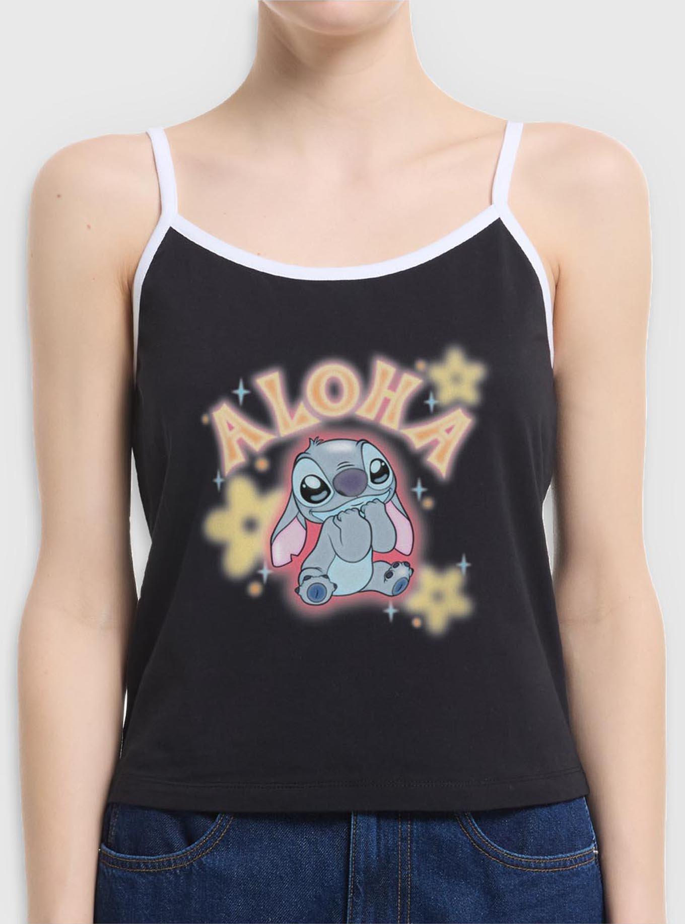 Disney Lilo & Stitch Cute Aloha Girls Cami, BLACK, hi-res