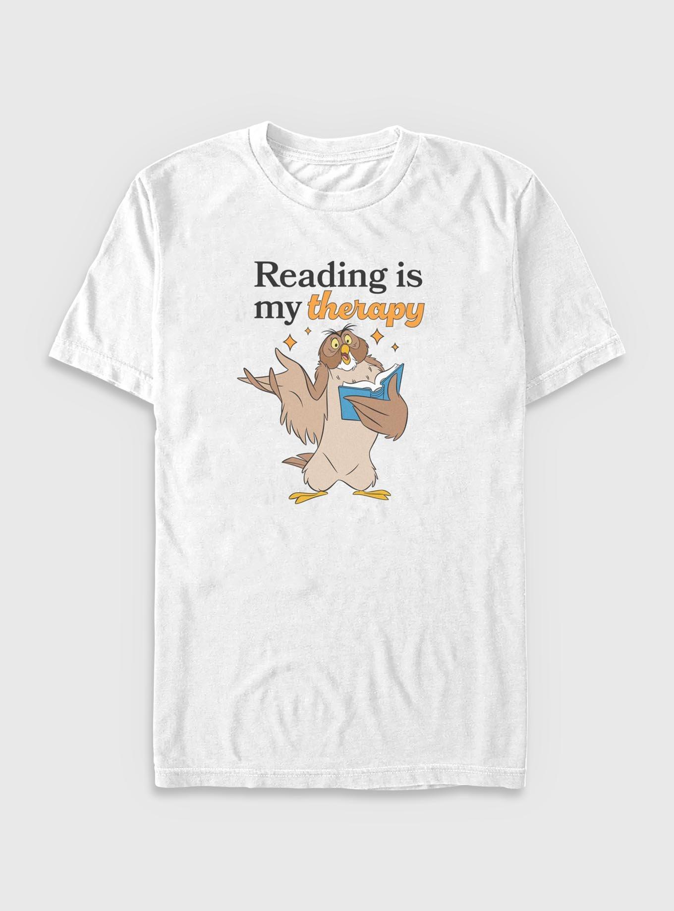 Disney Winnie The Pooh Owl Reading Therapy T-Shirt, , hi-res