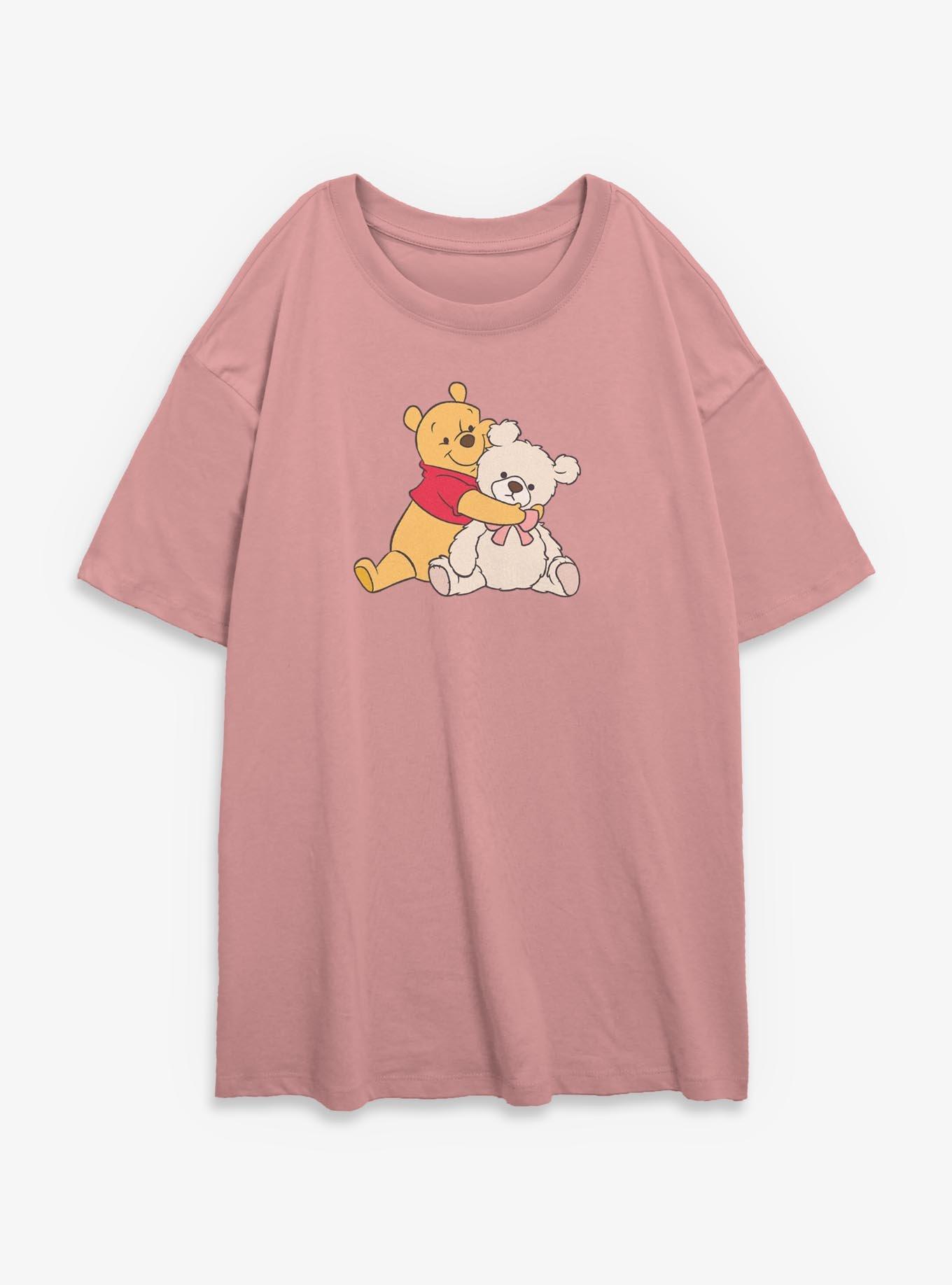 Disney Winnie The Pooh Two Cute Bears Girls Oversized T-Shirt