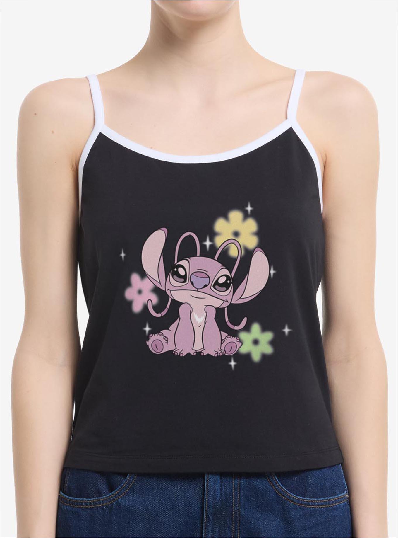 Disney Lilo & Stitch Angel Flowers Girls Cami