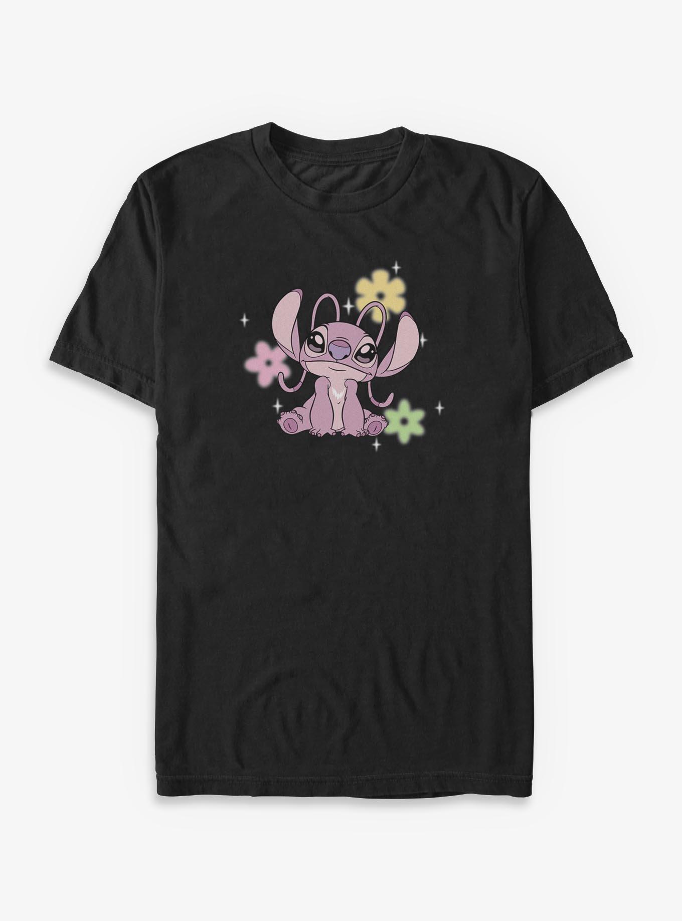 Disney Lilo & Stitch Angel Flowers T-Shirt