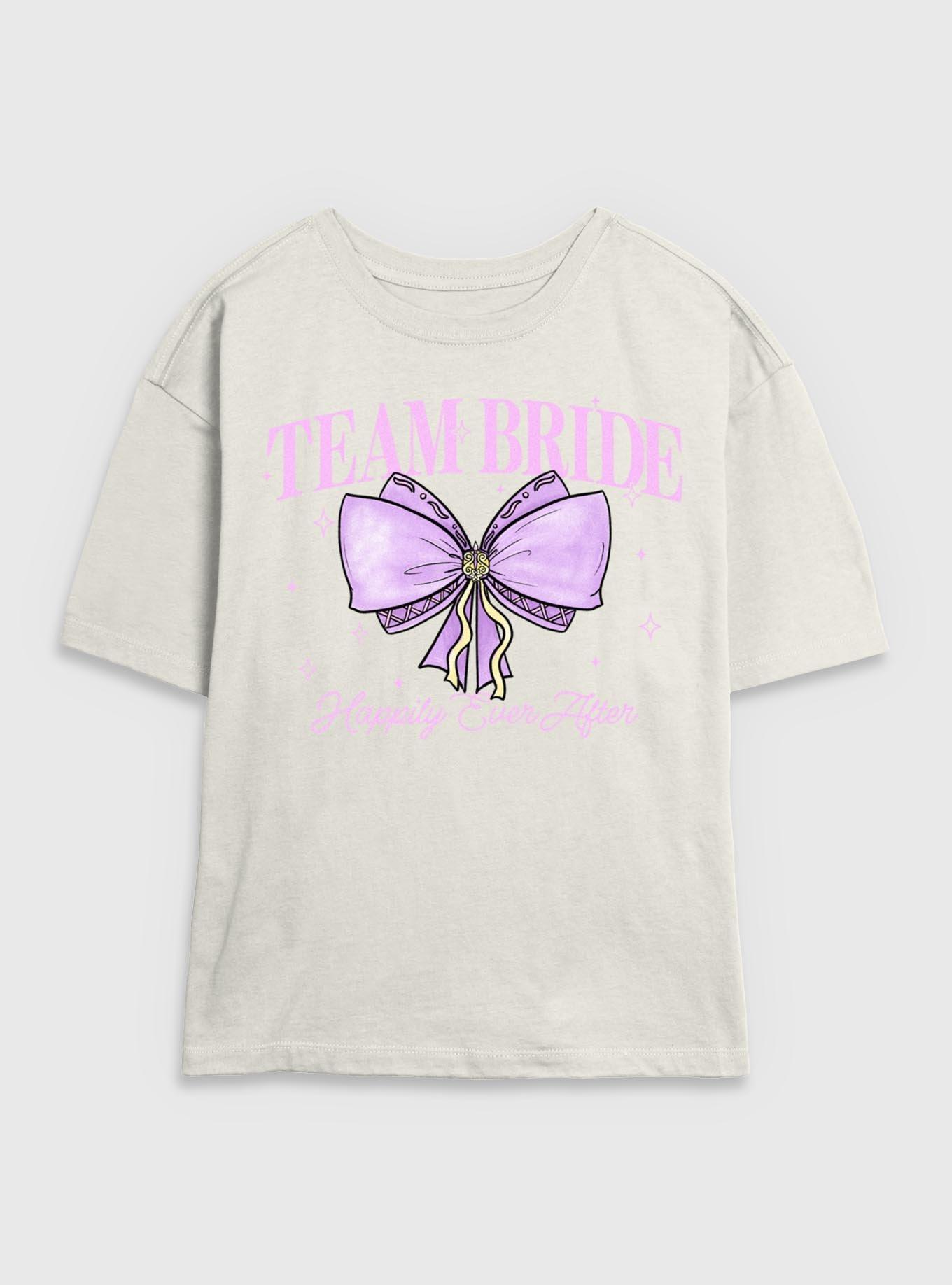 Disney Princesses Team Bride Rapunzel Girls Skimmer T-Shirt, , hi-res