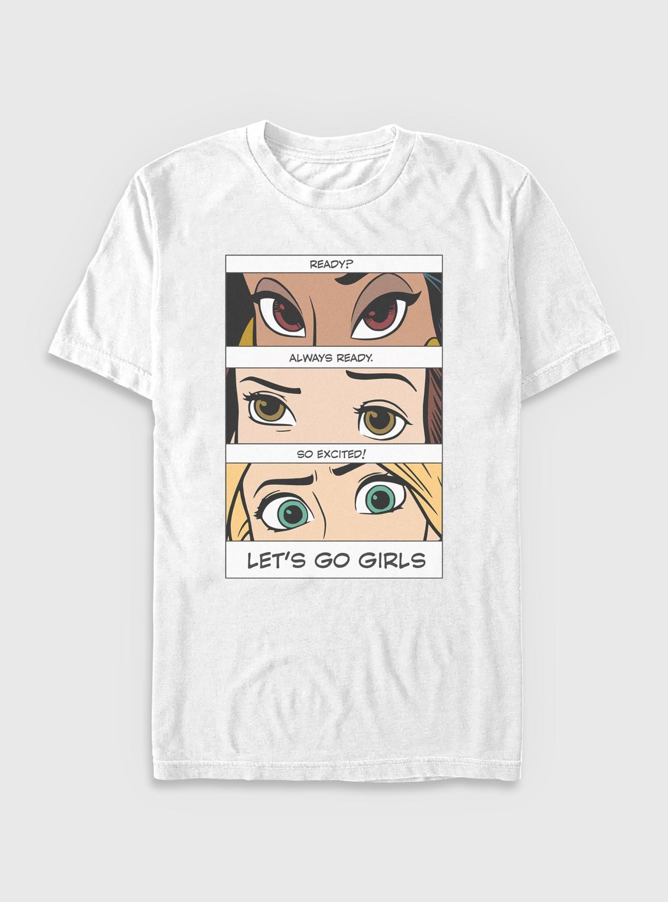Disney Princesses Let's Go Girls T-Shirt, WHITE, hi-res