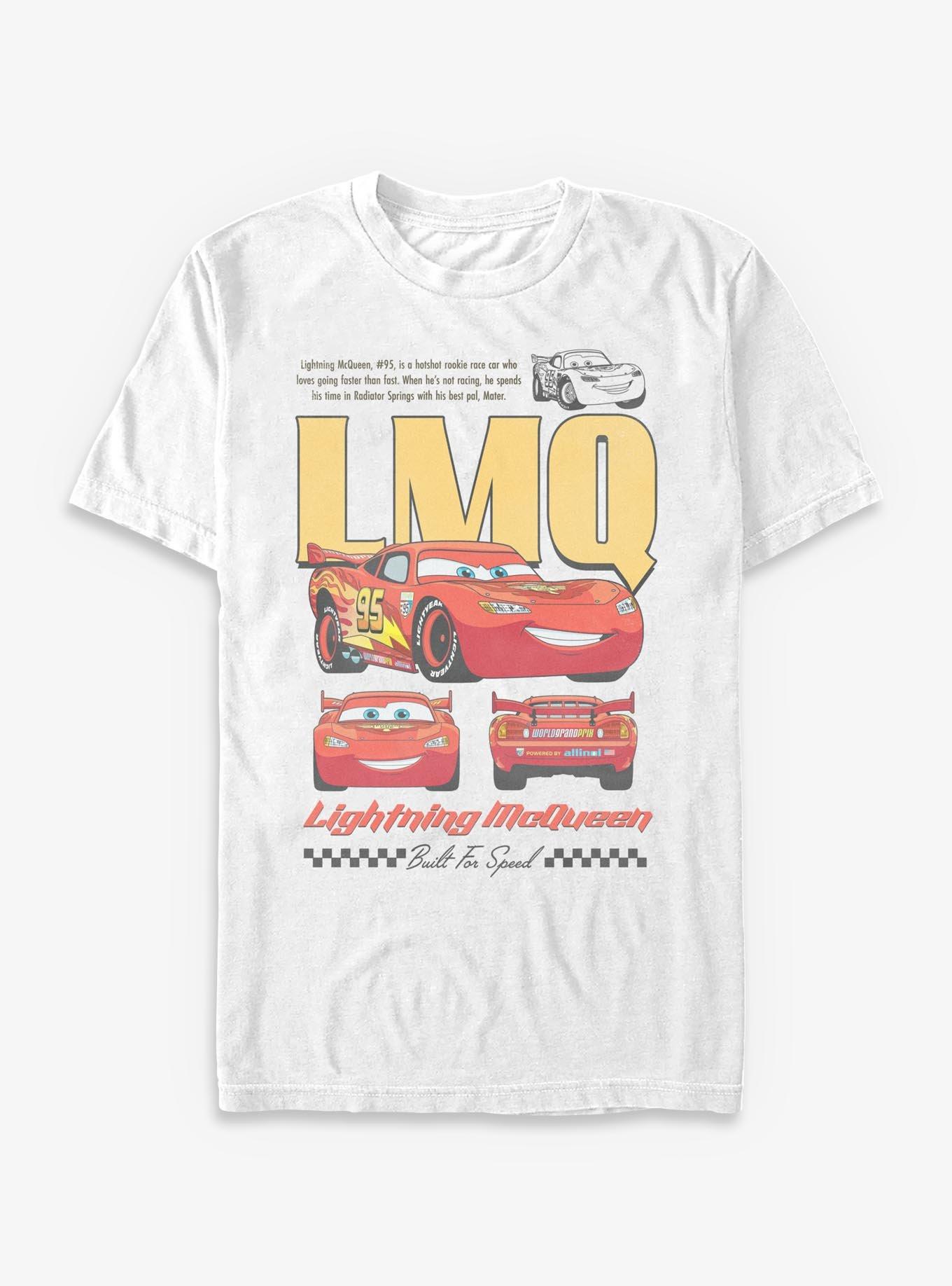 Disney Pixar Cars Lightning Mcqueen T-Shirt