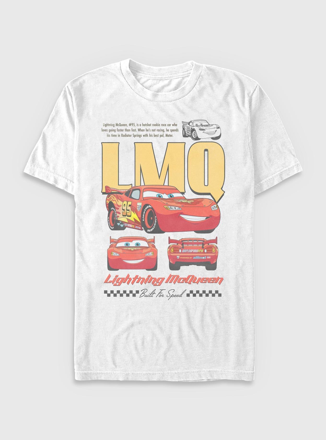 Disney Pixar Cars Lightning Mcqueen T-Shirt, WHITE, hi-res