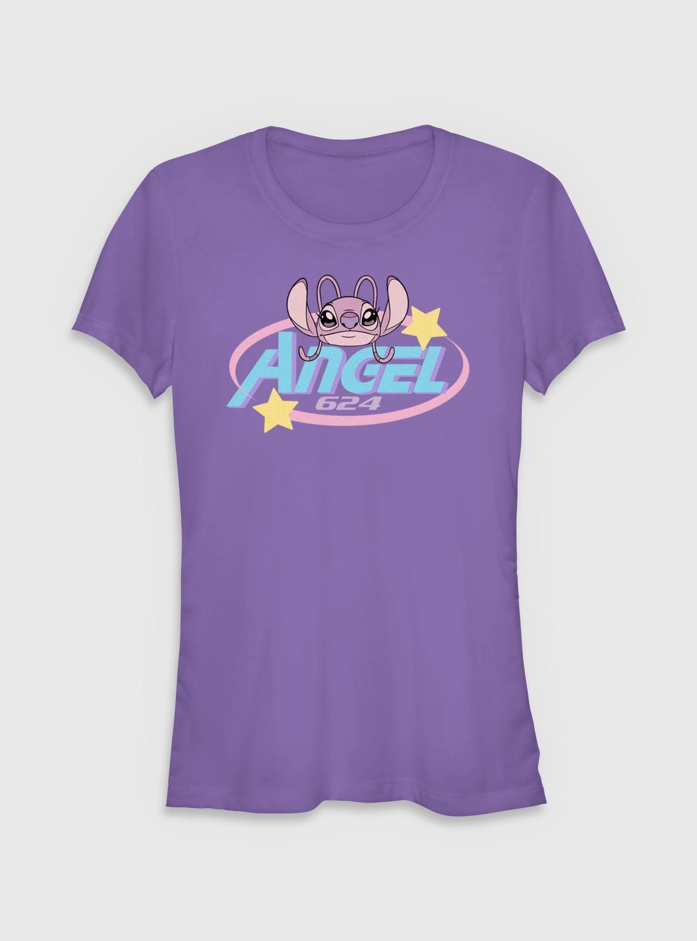 Disney Lilo & Stitch Angel 624 Girls T-Shirt, PURPLE, hi-res