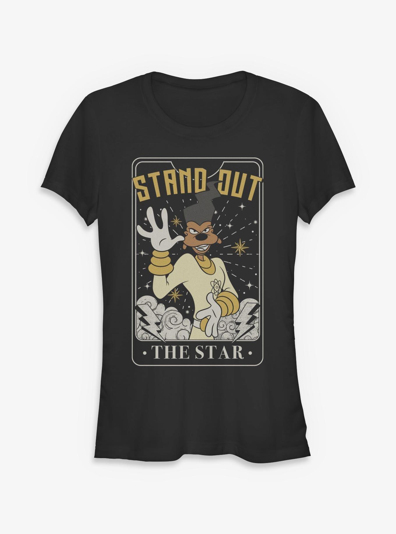 Disney Goofy Powerline Star Tarot Girls T-Shirt