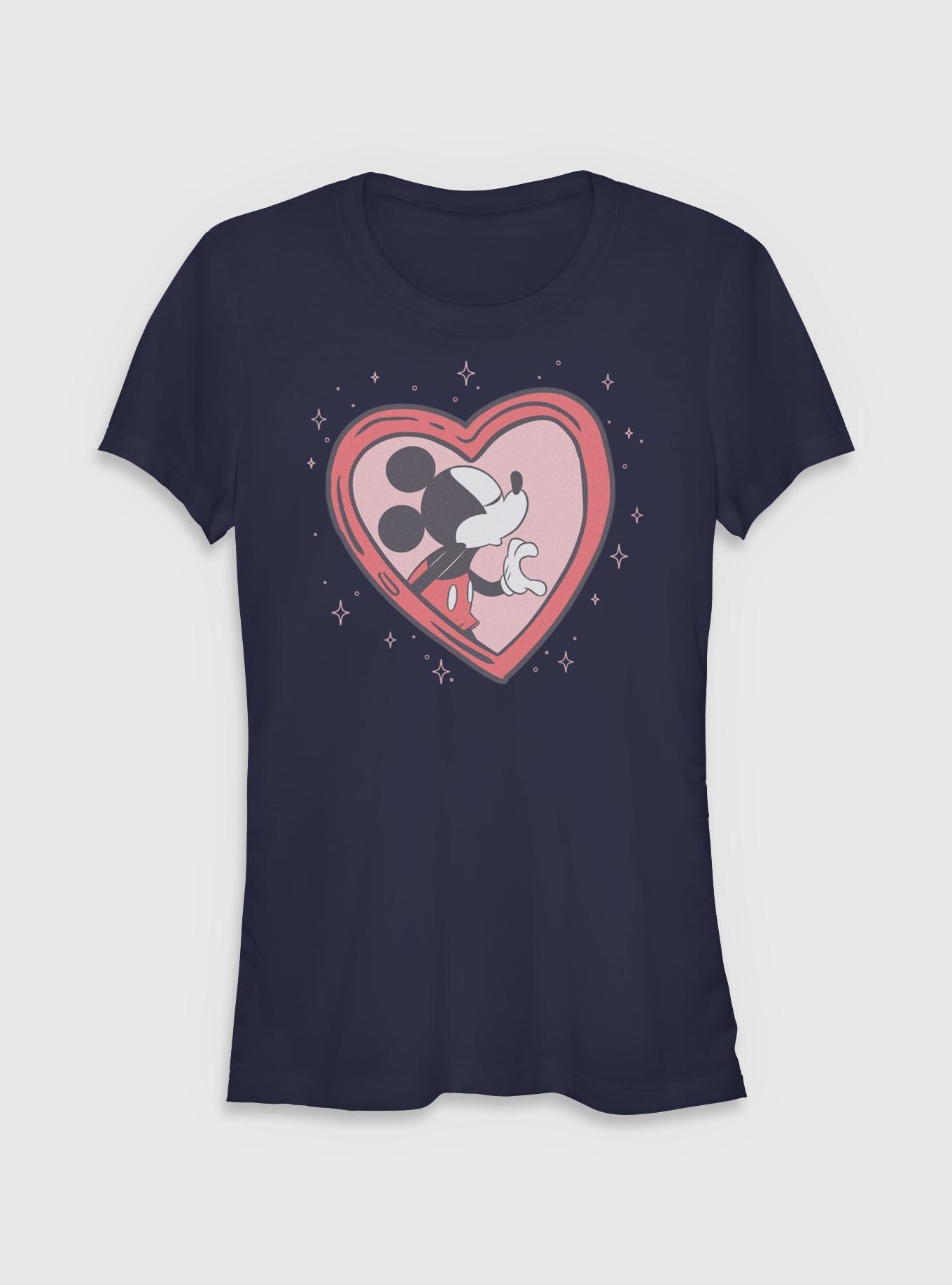 Disney Mickey Mouse Mickey Heart Locket Girls T-Shirt