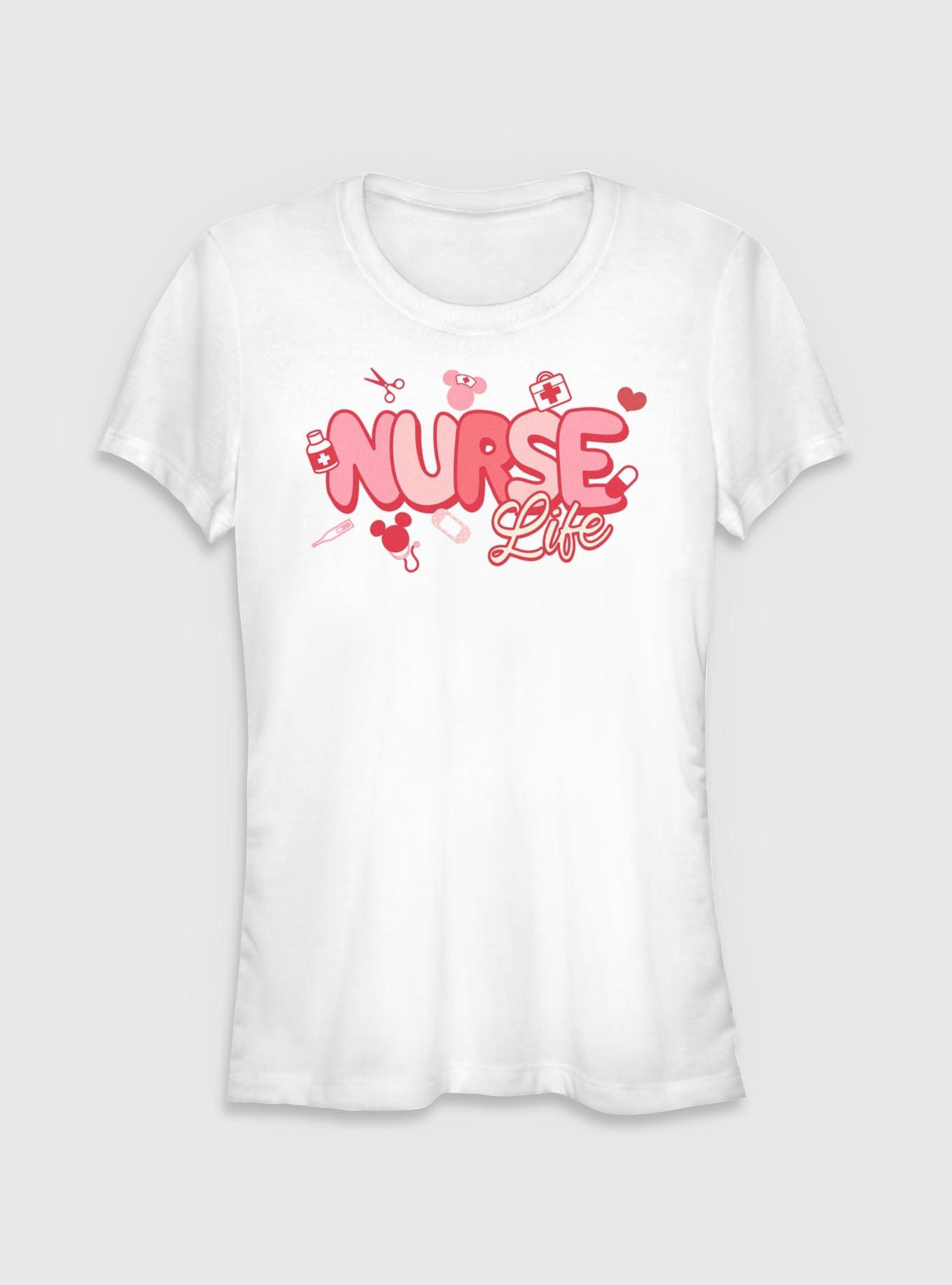 Disney Mickey Mouse Nurse Life Girls T-Shirt, WHITE, hi-res