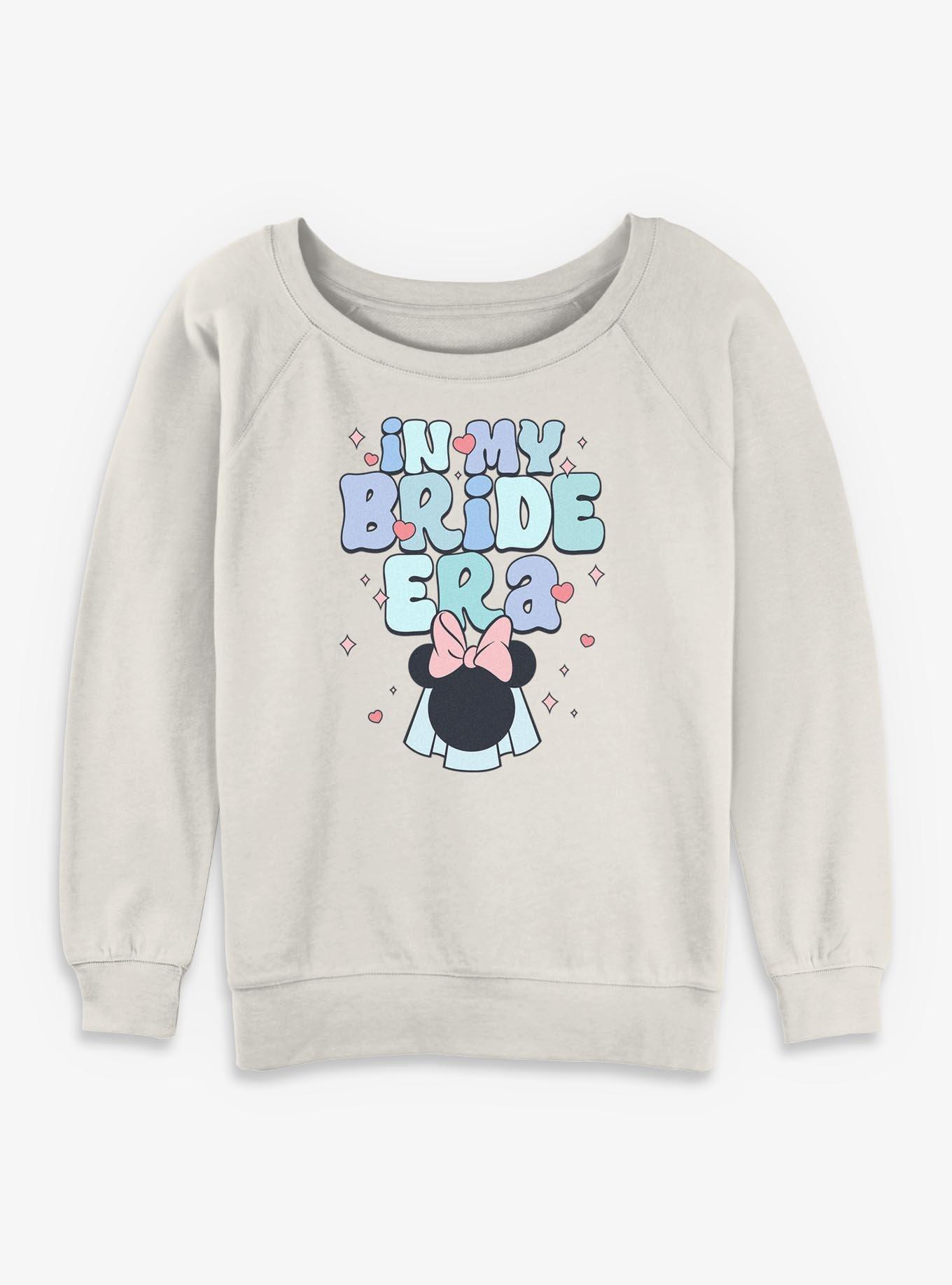 Disney Minnie Mouse Bride Era Girls Slouchy Sweatshirt