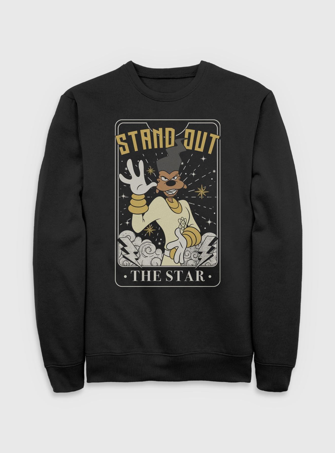 Disney Goofy Powerline Star Tarot Sweatshirt, BLACK, hi-res