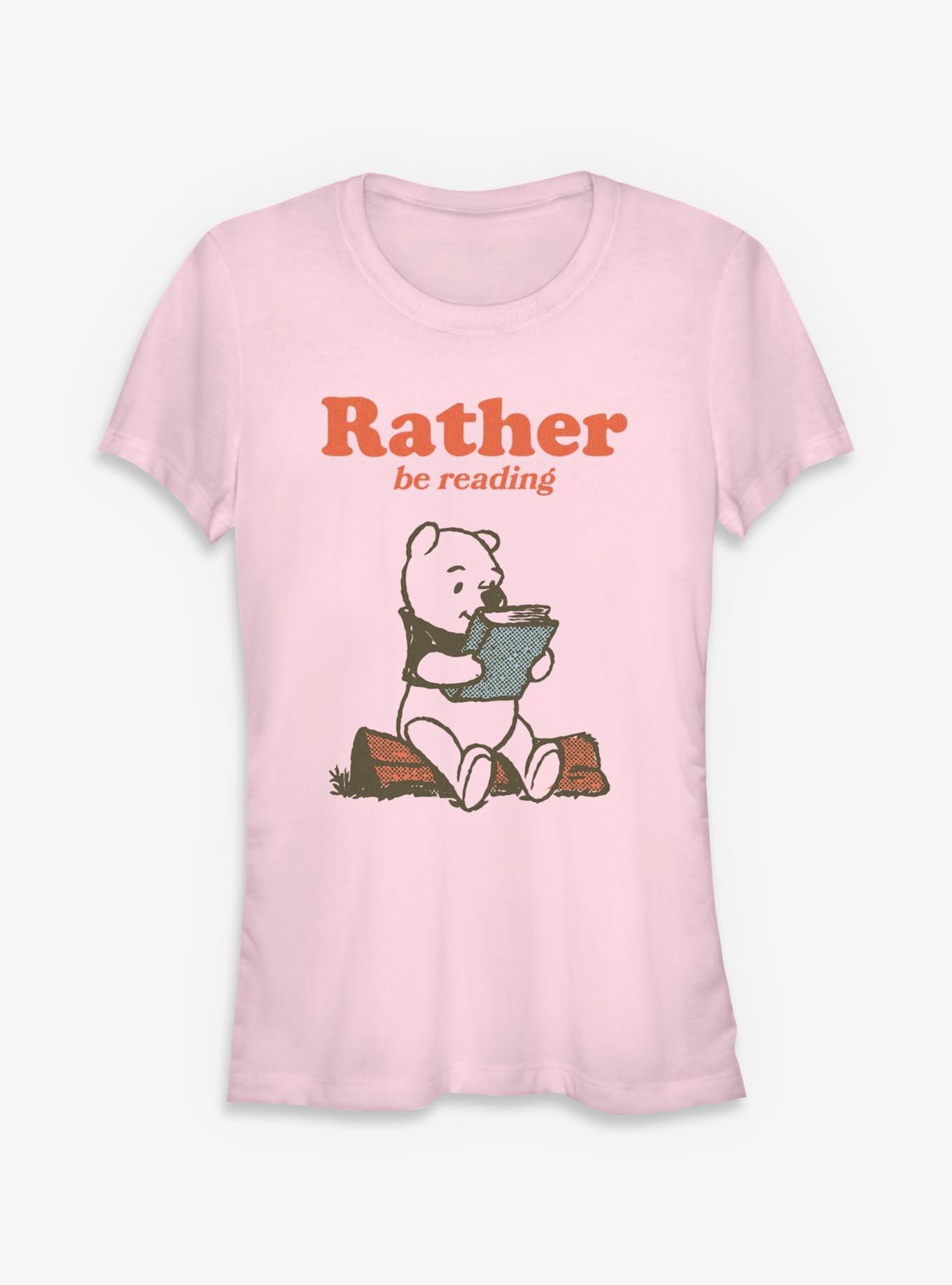 Disney Winnie The Pooh Rather Be Reading Girls T-Shirt