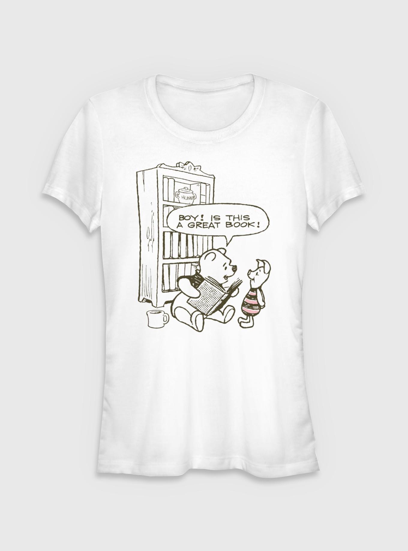 Disney Winnie The Pooh Great Book Girls T-Shirt, WHITE, hi-res